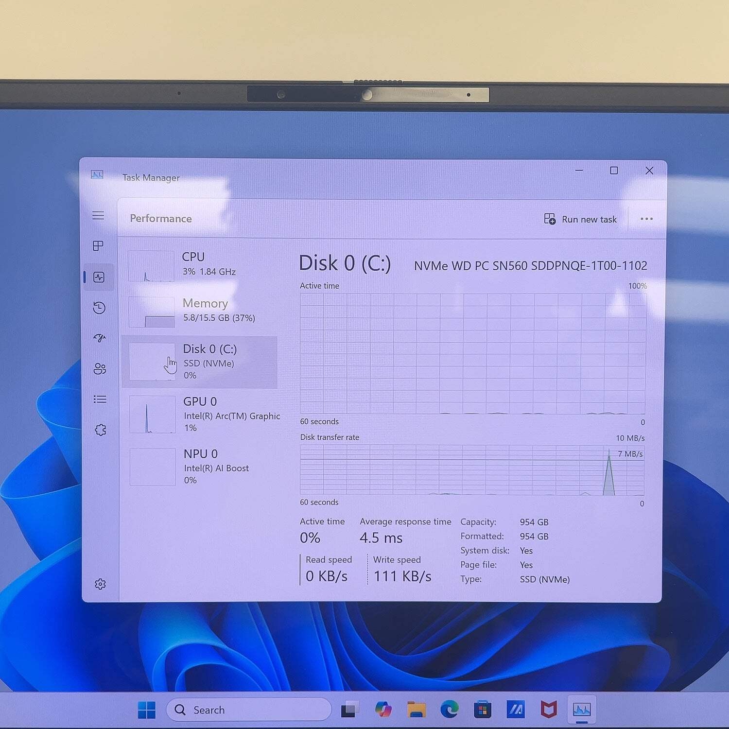 Asus Vivobook S15 S5506M 15.6″ Core Ultra 7 155H 3.8GHz 16GB RAM 1TB SSD