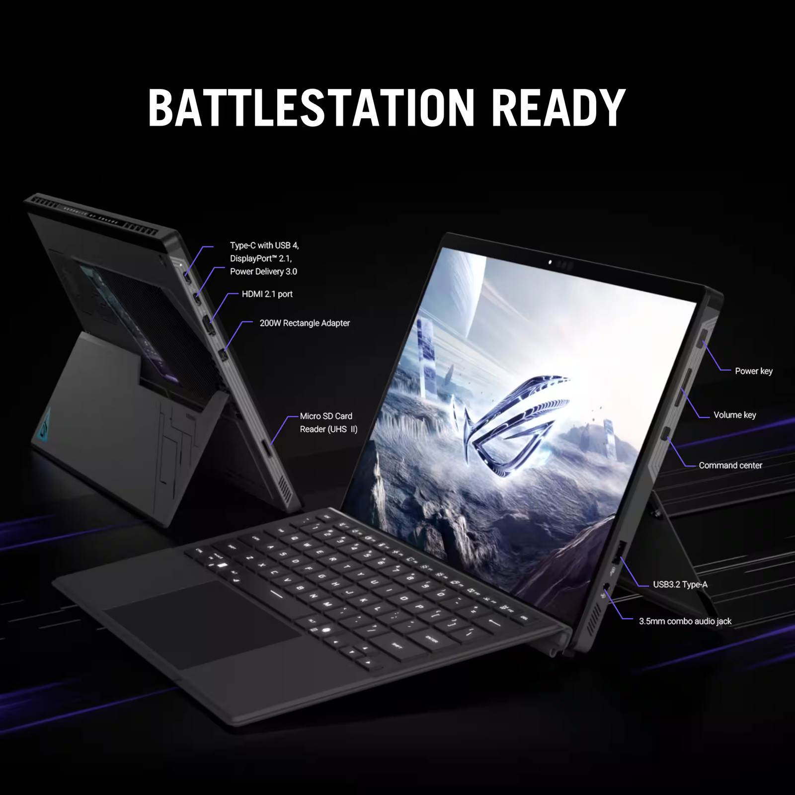 ASUS – ROG Flow Z13 13.4″ 2.5K 180Hz Touch-Screen Gaming Laptop – Copilot+ PC…