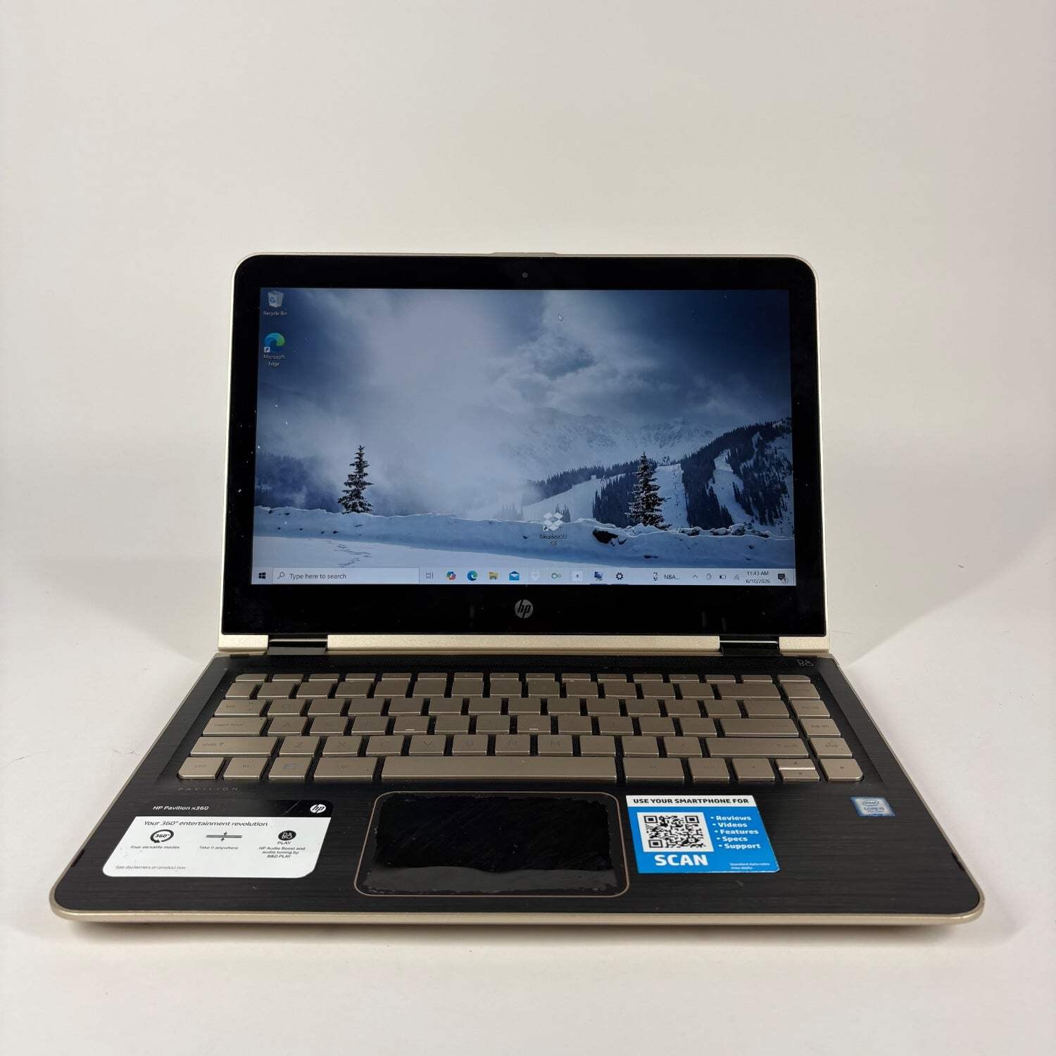 HP Pavilion x360 M3-U103DX 13.3″ i5-7200U 2.5GHz 8GB RAM 128GB SSD