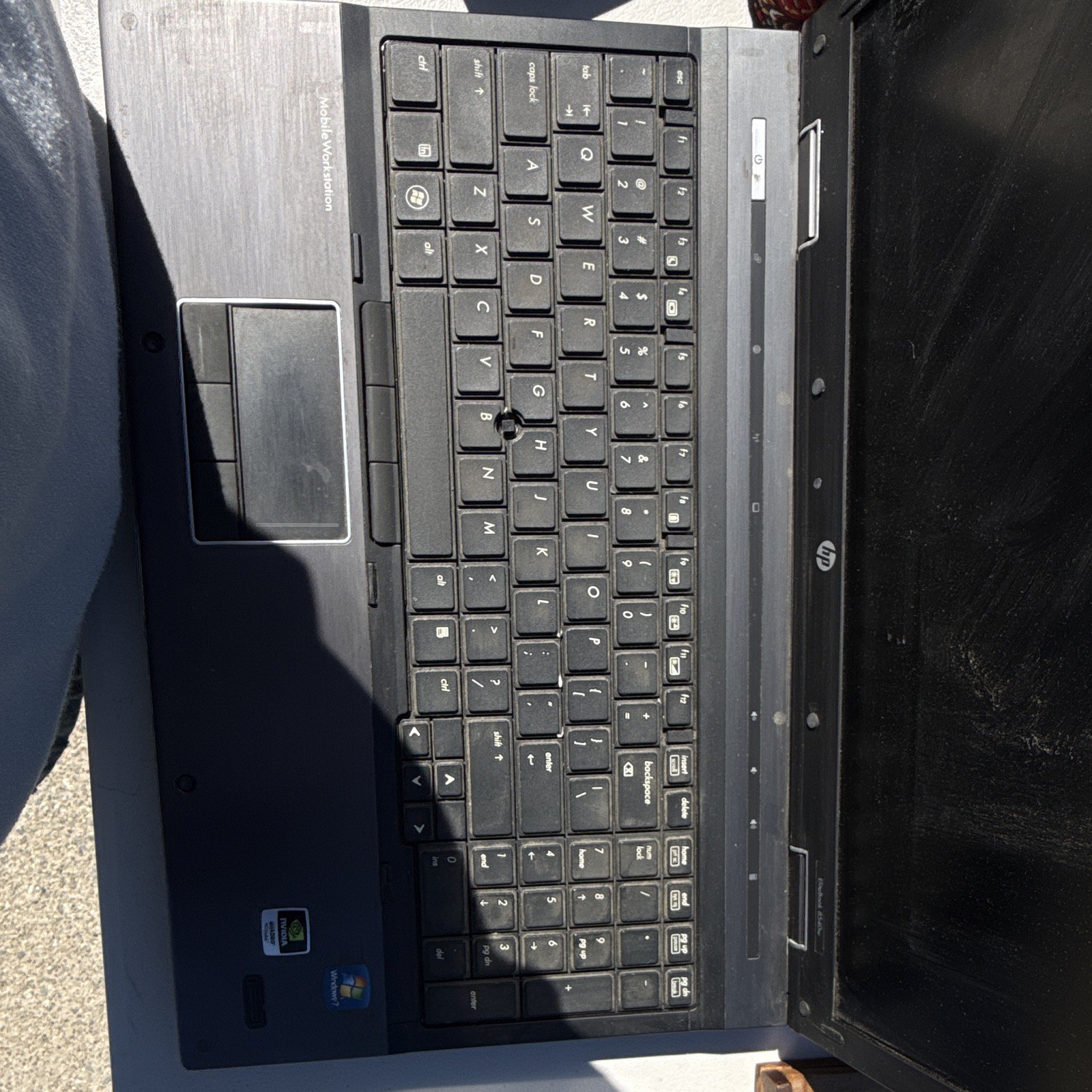 HP EliteBook 8540w 15.6in i7 1.73GHz 8GB 250GB HDD Win 7 Pro Quadro