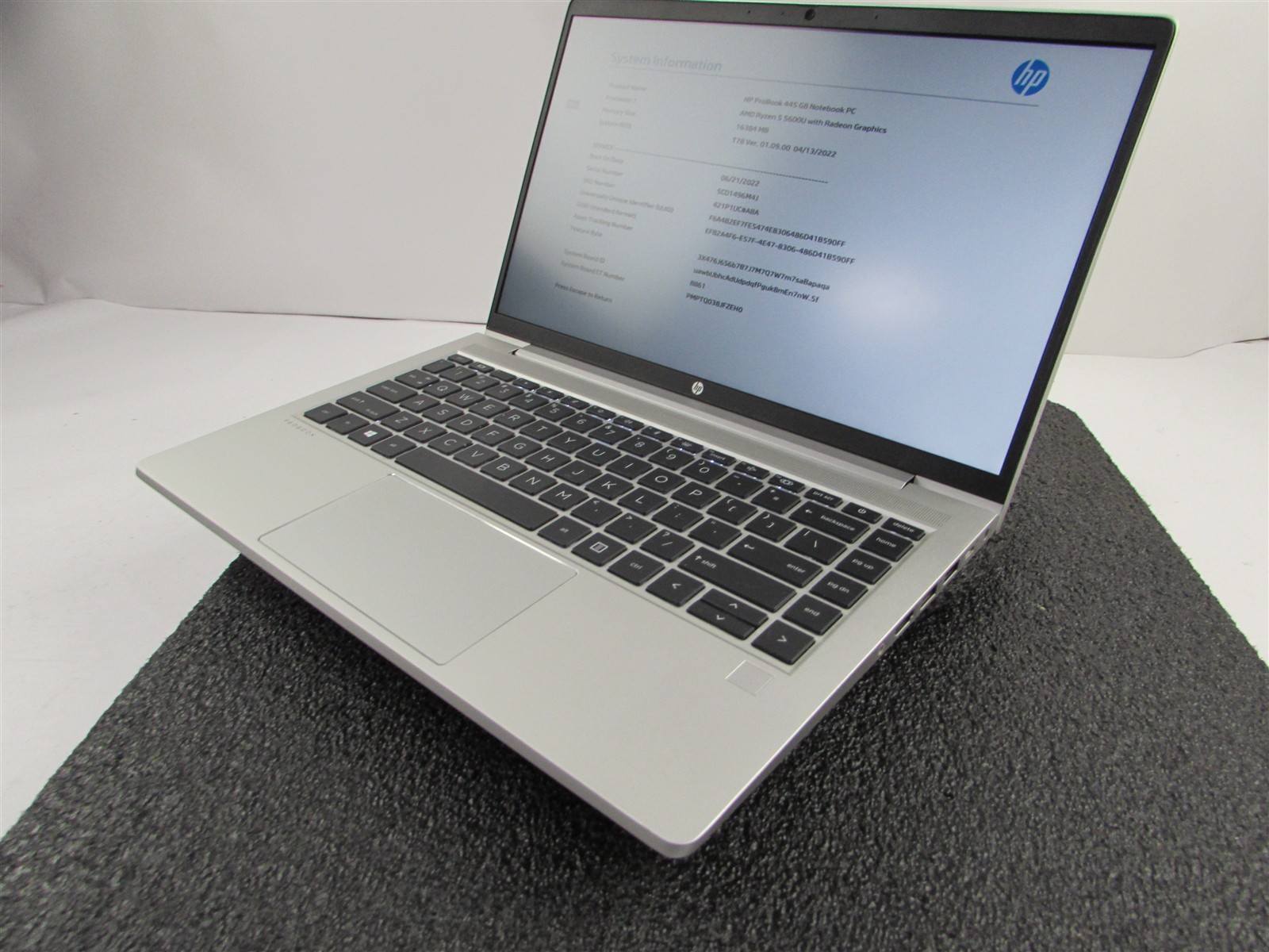 HP PROBOOK 445 (G8) FHD AMD RYZEN 5 5600U 512GB SSD 16GB RAM AMD GPU WIN 11 PRO