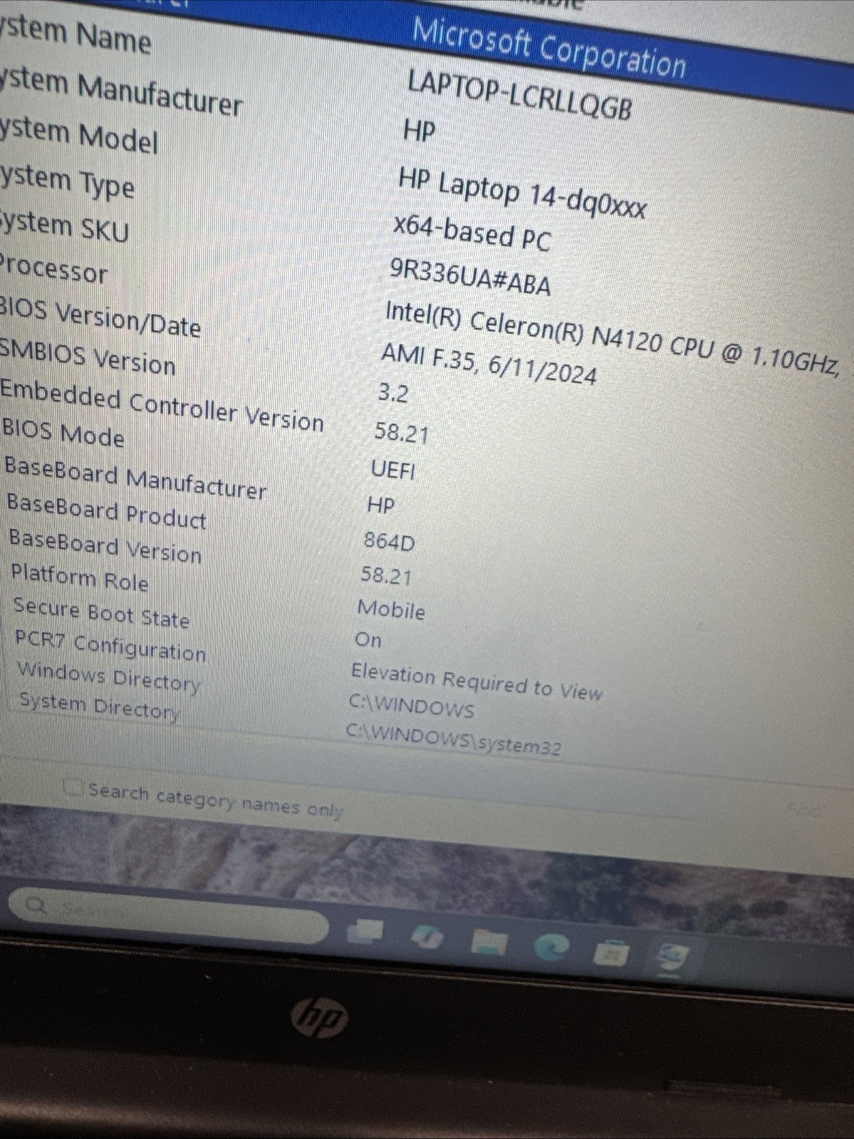 HP 14-dq0761dx 14″HD Intel Celeron N4120 Processor 4GB 128GB SSD Windows 11 S