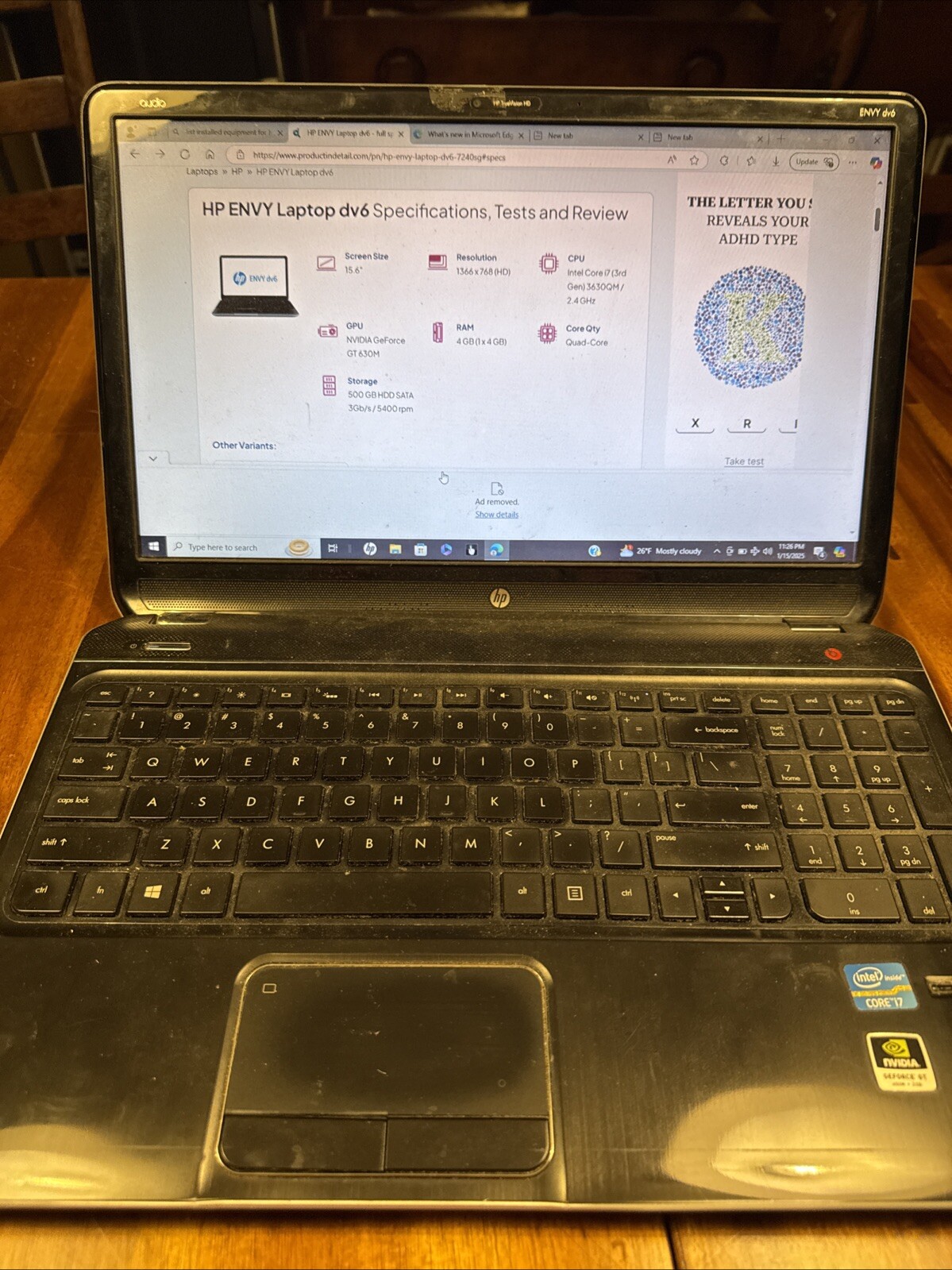 HP Envy 17-ch000 17t 17.3″ (512GB , Intel Core i7 11th Gen. , Specs Are Approx
