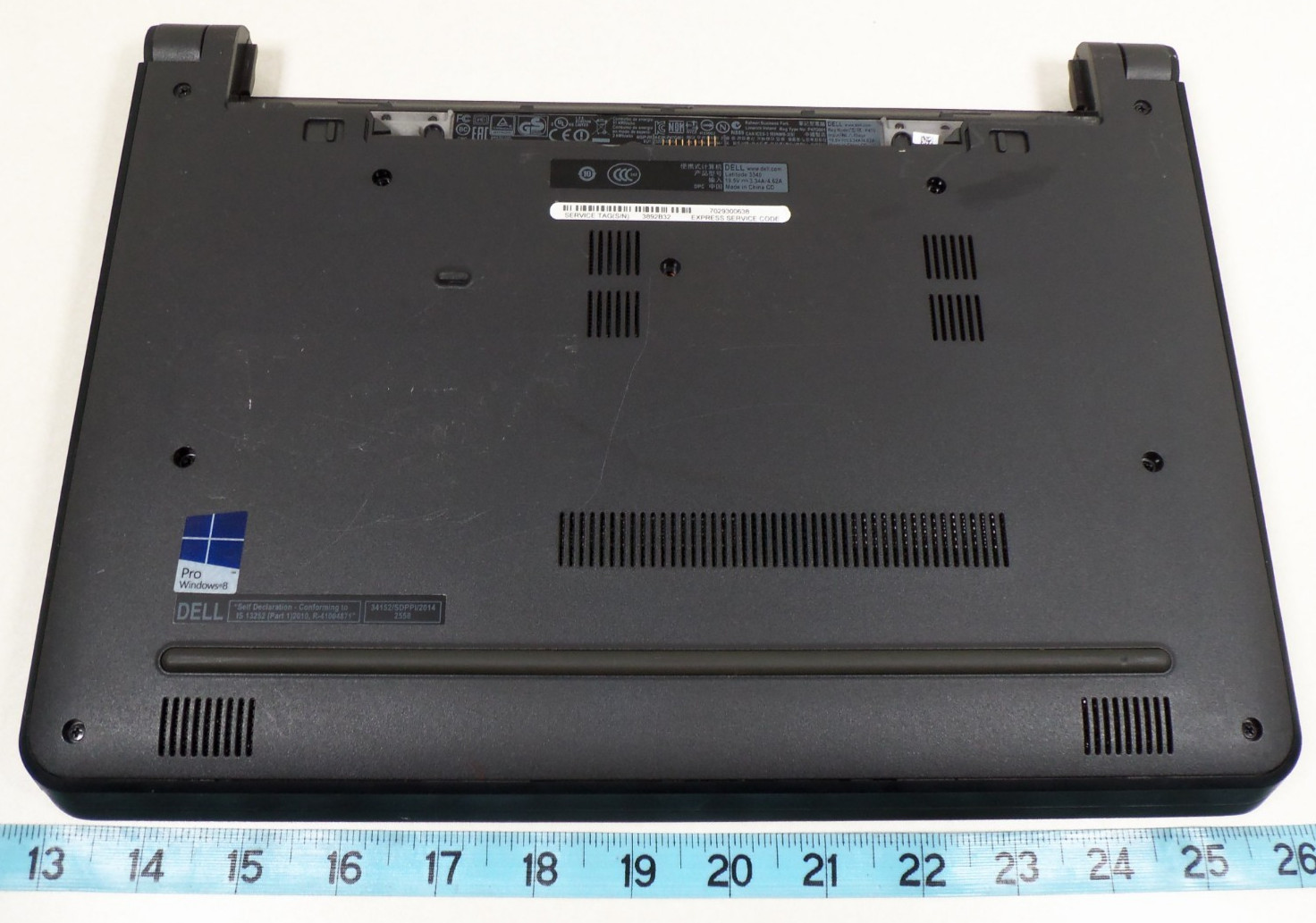 Dell Latitude 3340 Laptop Computer Intel Core i3-4005U 1.70GHz 8GB RAM NO HDD