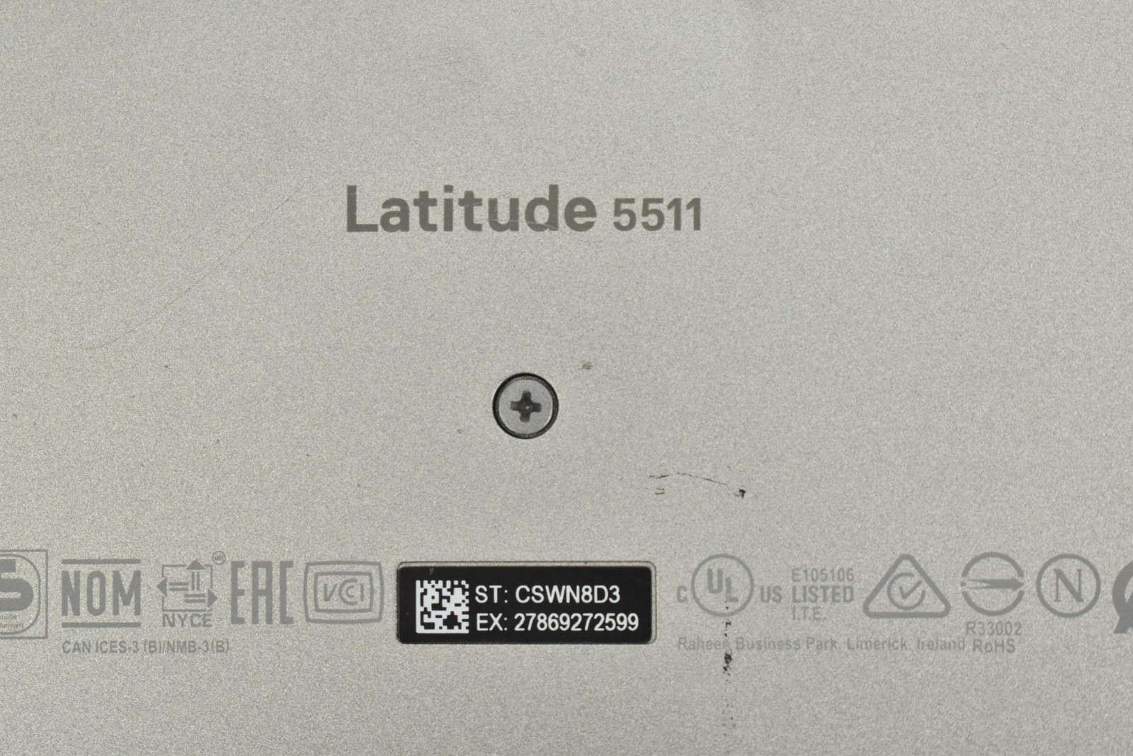 Dell Latitude 5511 Laptop i7-10850H 2.7GHz 16GB 256GB HD No OS 15.6″ *See Issues