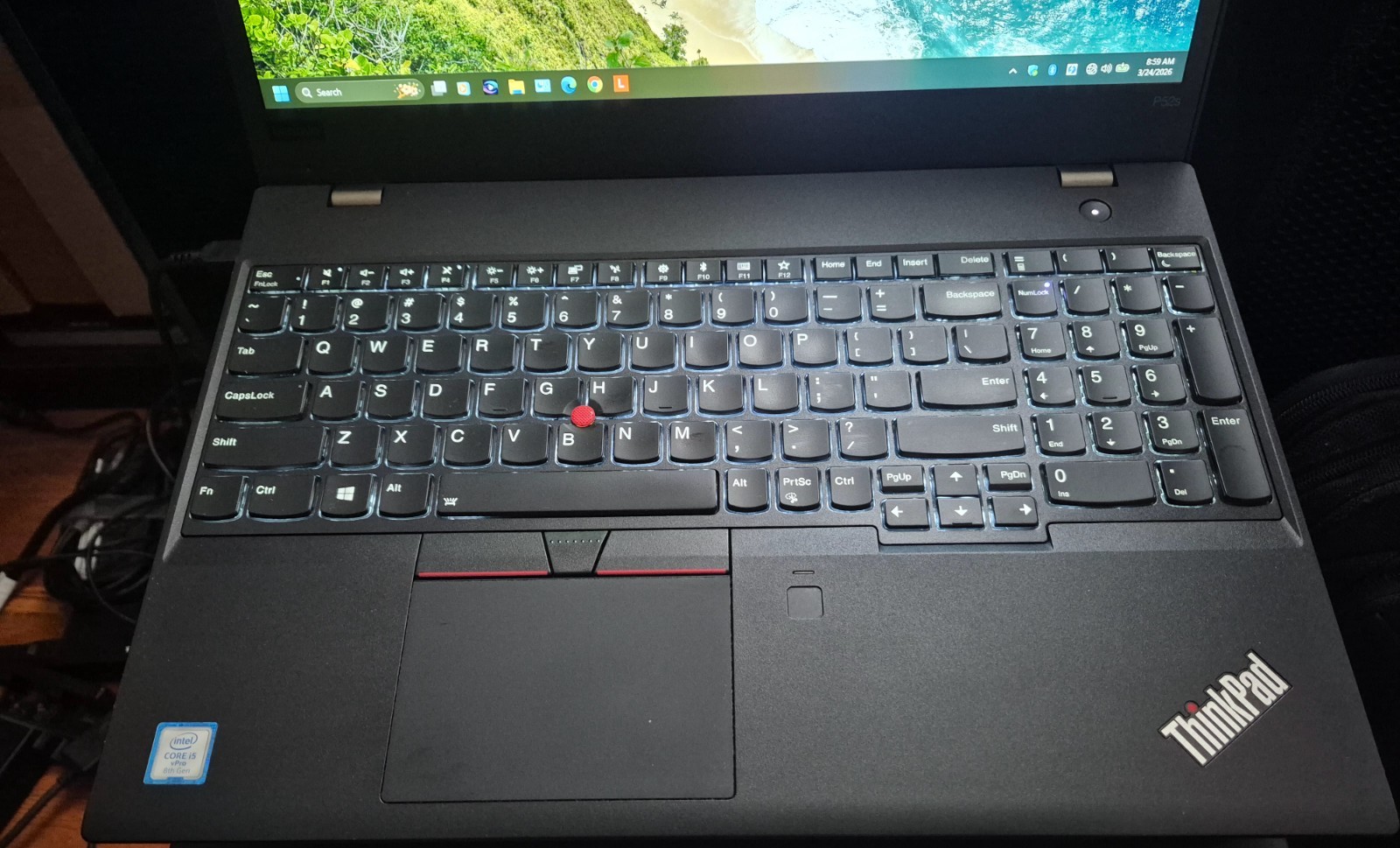 LENOVO THINKPAD P52S i5-8350U 16GB 512GB QUADRO P500 WIN 11 + OFFICE PRO 2024