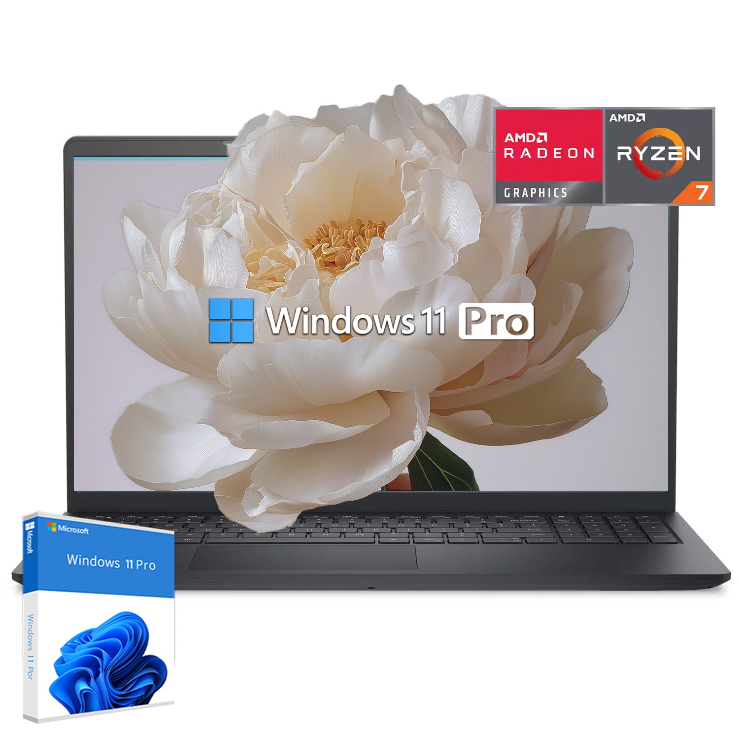 Dell Inspiron 15.6″ FHD Laptop Touch 8core Ryzen 7 64GB RAM 1TB SSD Win 11 Pro