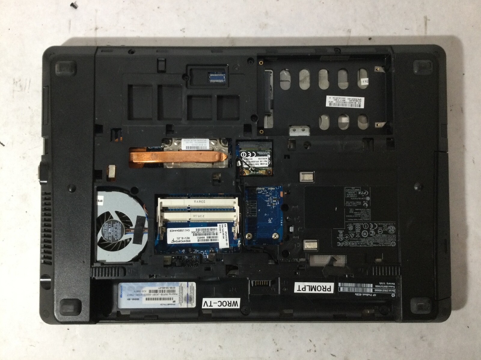 HP PROBOOK 4530S – FOR PARTS/NO POWER – INTEL I5 – NO RAM – NO OS -READ DESC- BB
