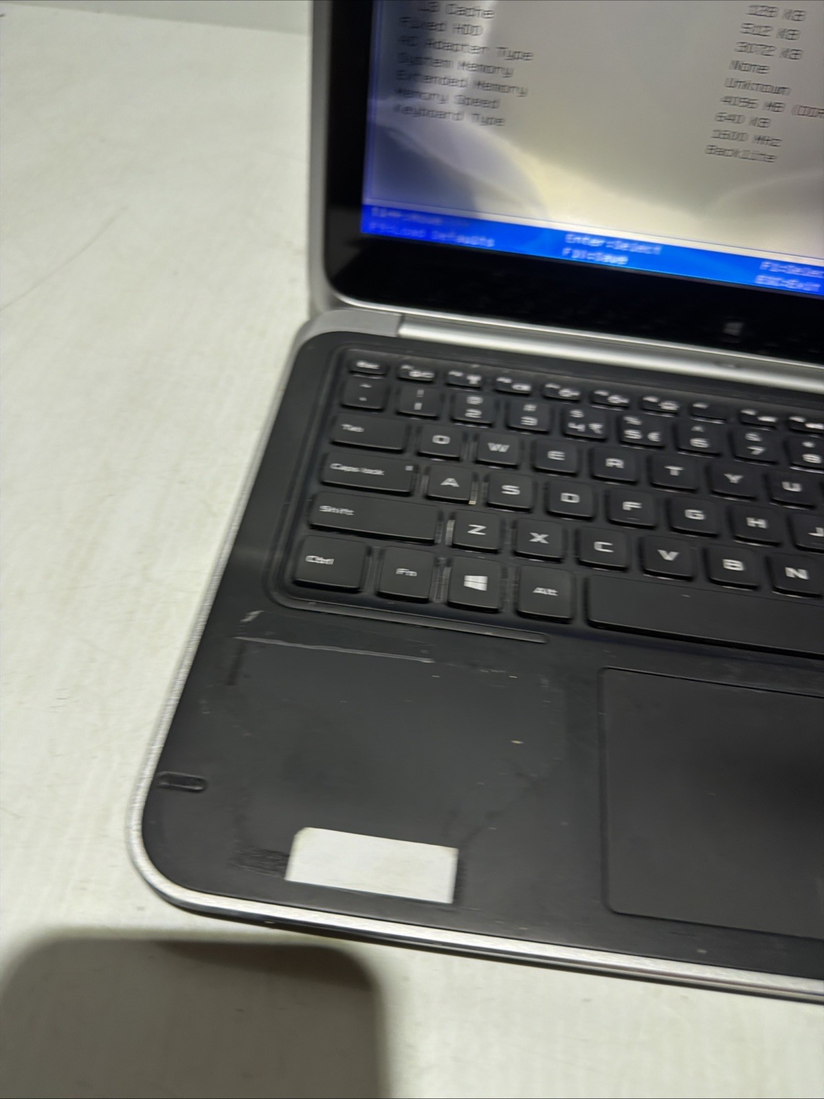 Dell XPS 12-9Q33 Laptop i5-4200u 4gb Ram No Drives Boots Bios Water DMG
