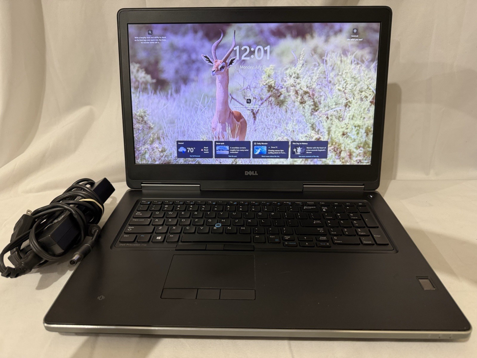 Dell Precision 7710 17″ i7-6920HQ 32GB RAM 256GB NVMe Quadro M3000M 4GB Win11Pro