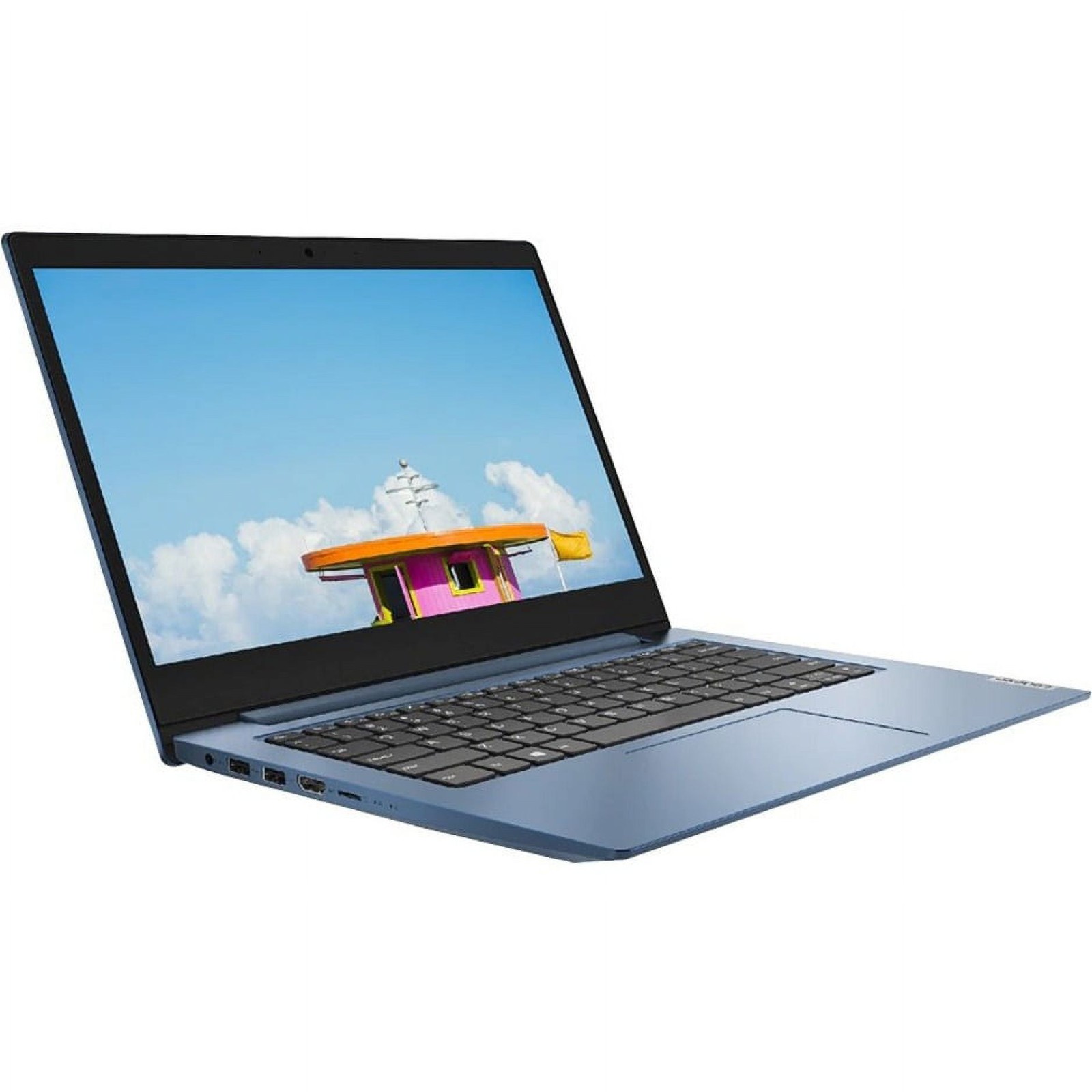 Lenovo Ideapad 14″ Laptop (AMD Athlon Silver 3050e, 4GB RAM, 128GB SSD) Ice Blue