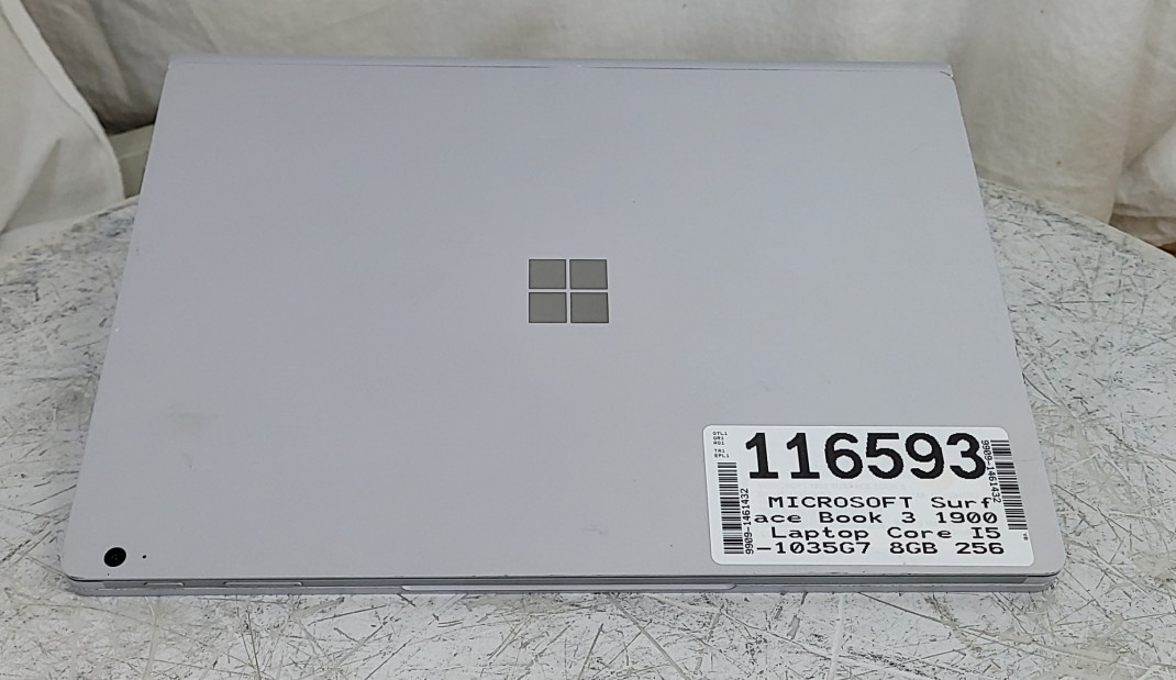 MICROSOFT Surface Book 3 1900 Laptop Core I5-1035G7 8GB 256GB SEE NOTES