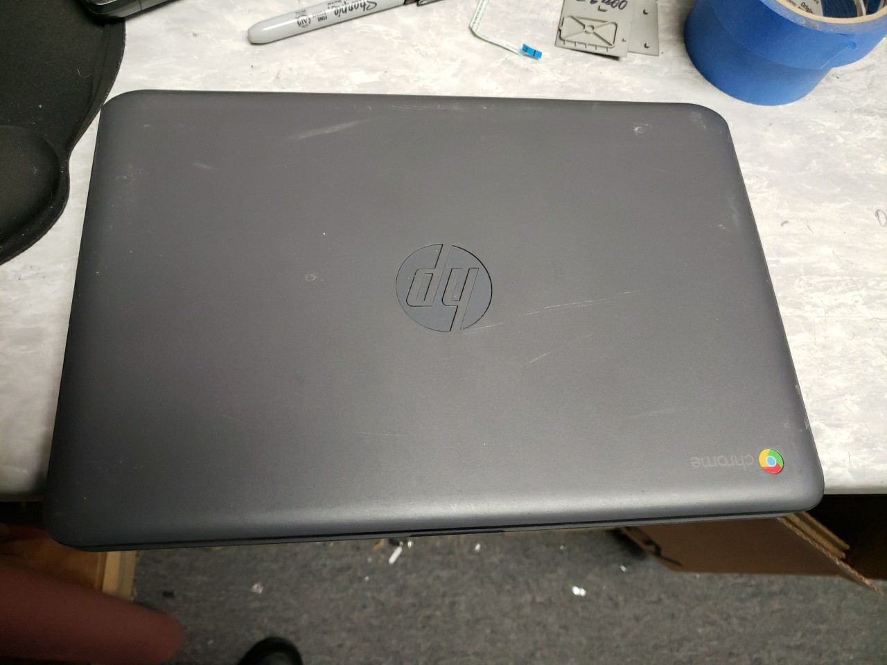 used HP 11 G6 EE 3NU57UT Chromebook complete case see pictures free ship