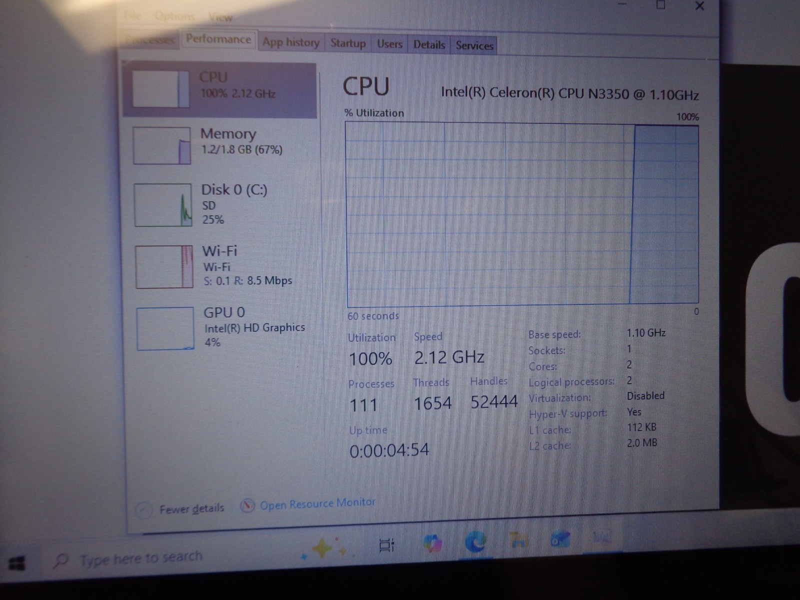 Lenovo Ideapad Flex 4-1130 Celeron N3350 2GB RAM 64GB WIN 10 Touch
