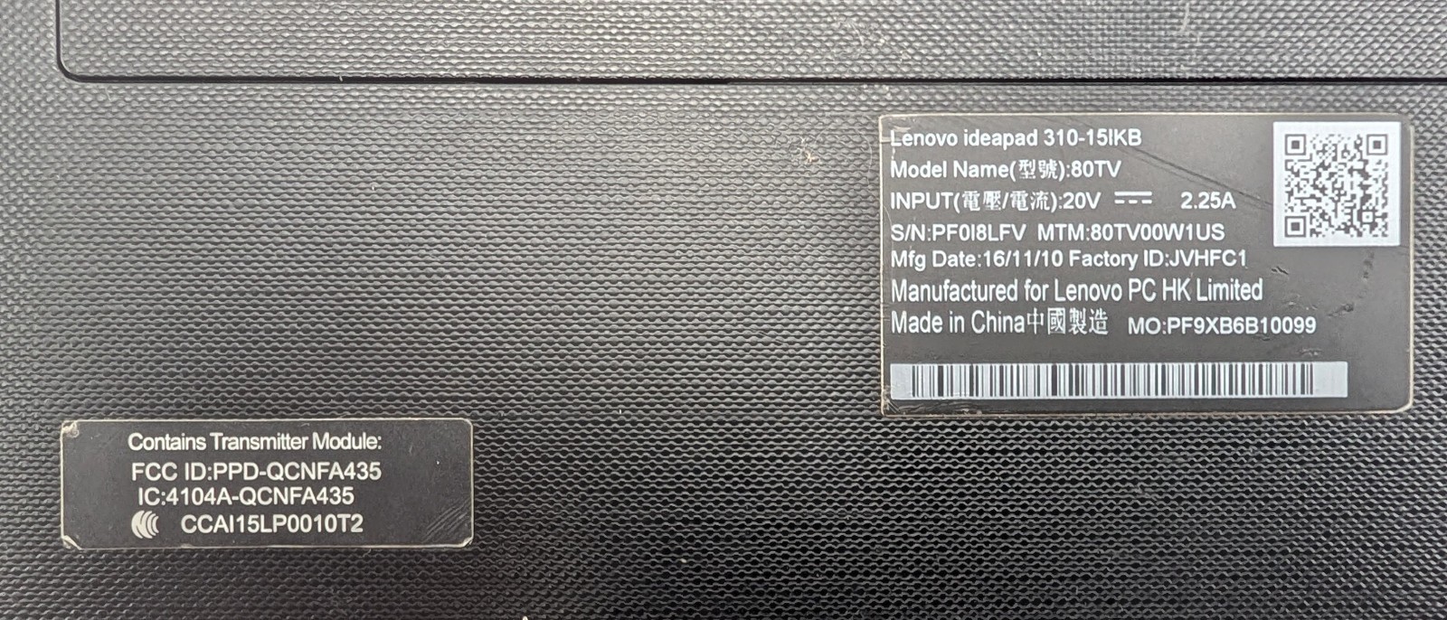Lenovo Ideapad 310-15IKB 15″ Laptop i7-7500U 8GB RAM 750GB HDD Win 10 w/ Charger