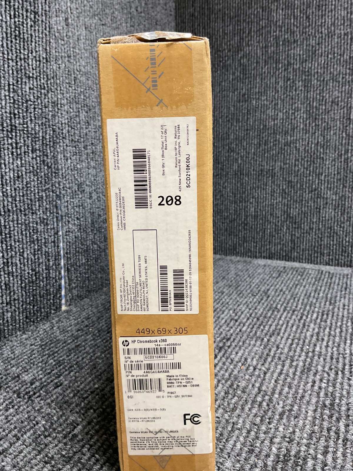 HP Chromebook X360 14” Pentium Touch 4GB/128GB Chromebook 14b-ca0061wm