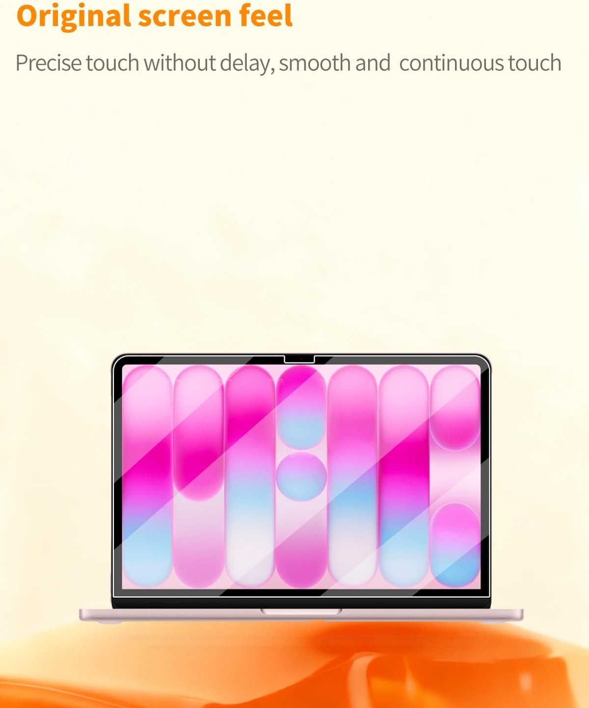 2 Pack Tempered Glass Screen Protectors for MacBook Neo 13 Inch, Bubble-Free, Du