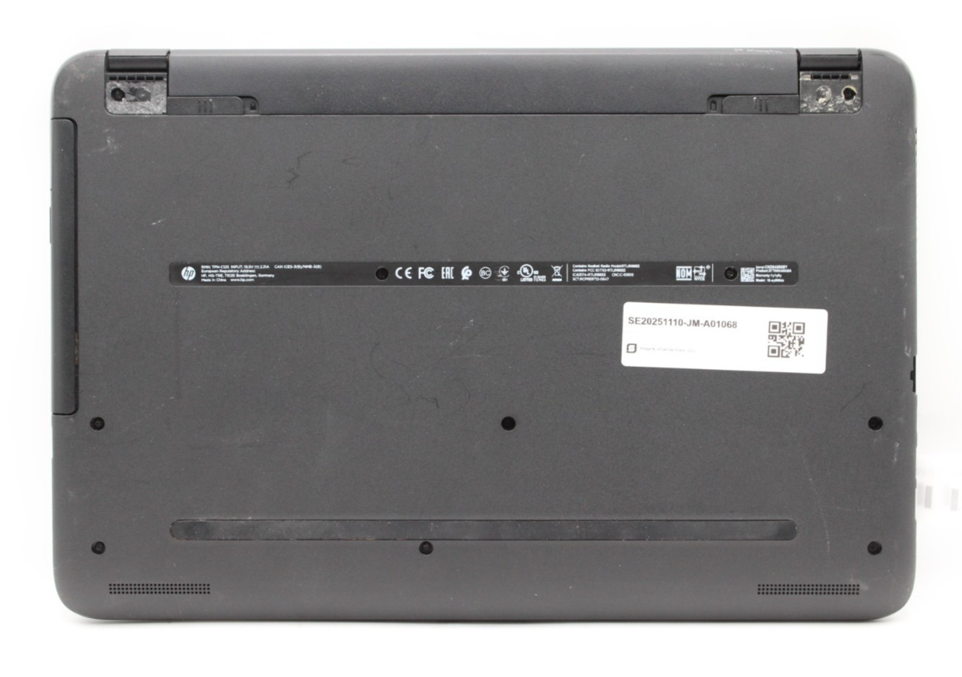 HP Notebook 15-ay009dx i3-6100U@2.3GHz 6GB DDR4 NO STORAGE OR OS *USED/TESTED*