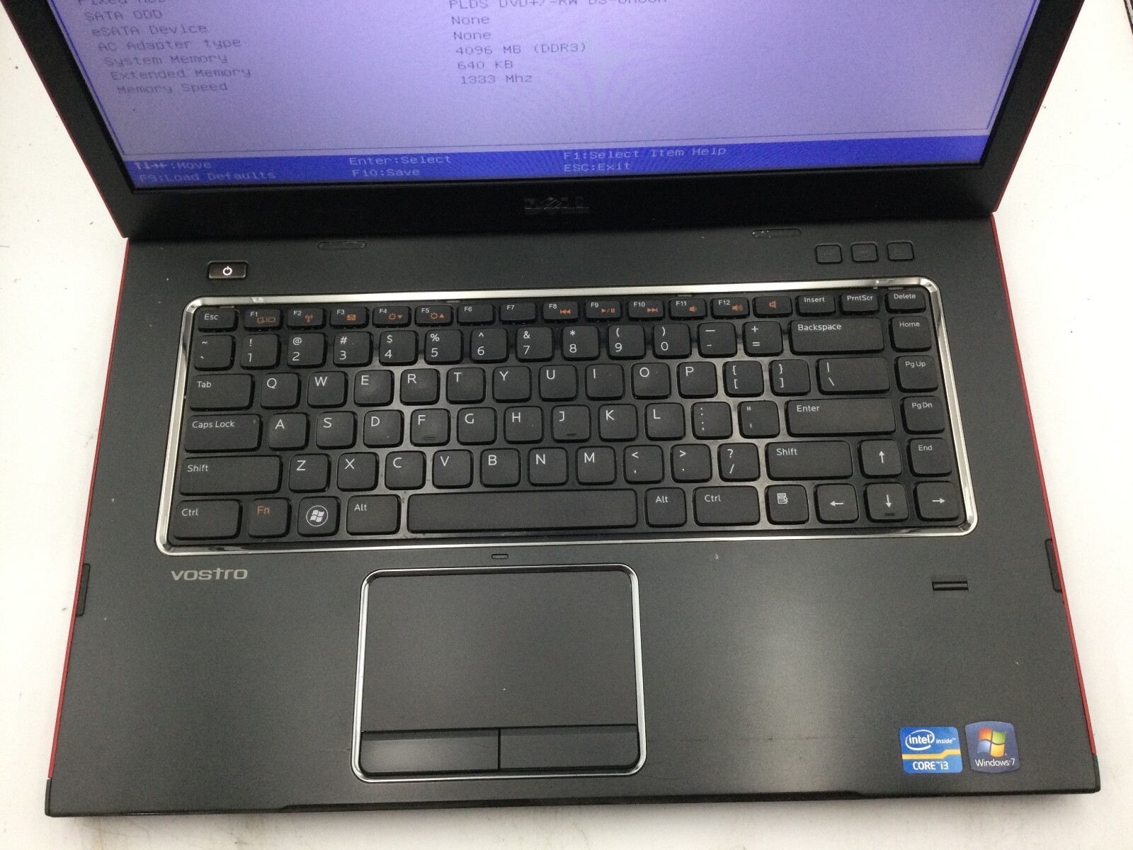 DELL VOSTRO 3550 – BOOTS TO BIOS – INTEL I3 2350M – 4GB RAM – 15″ – READ DESC-BB