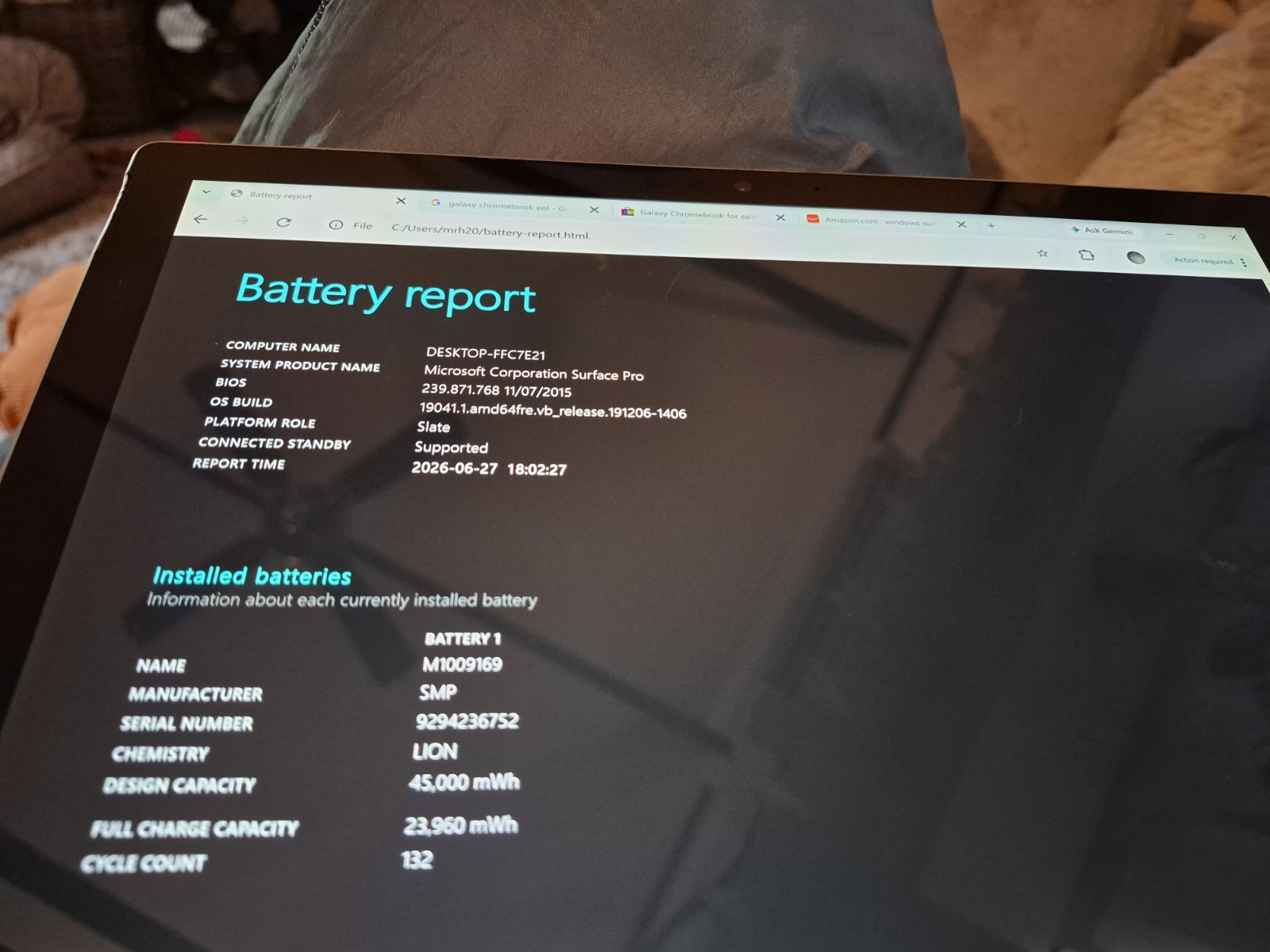 Microsoft Surface Pro 5 Tablet, 12.3″ Touchscreen (2736 X 1824) Tablet, Intel 5i