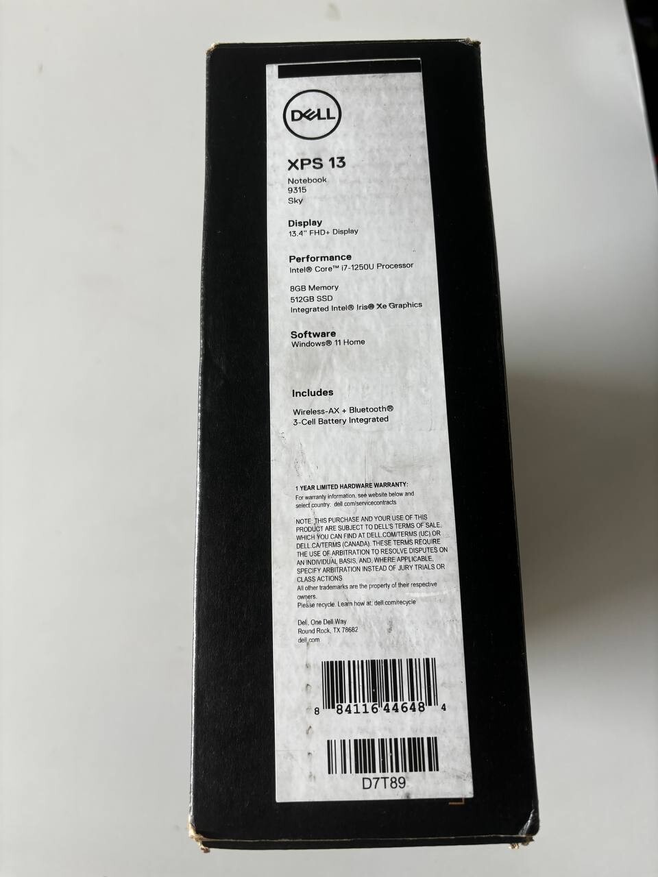 XPS 13 9315 FHD i7-1250U 8gb/512gb Win11 Home Detachable – BRAND NEW IN BOX*