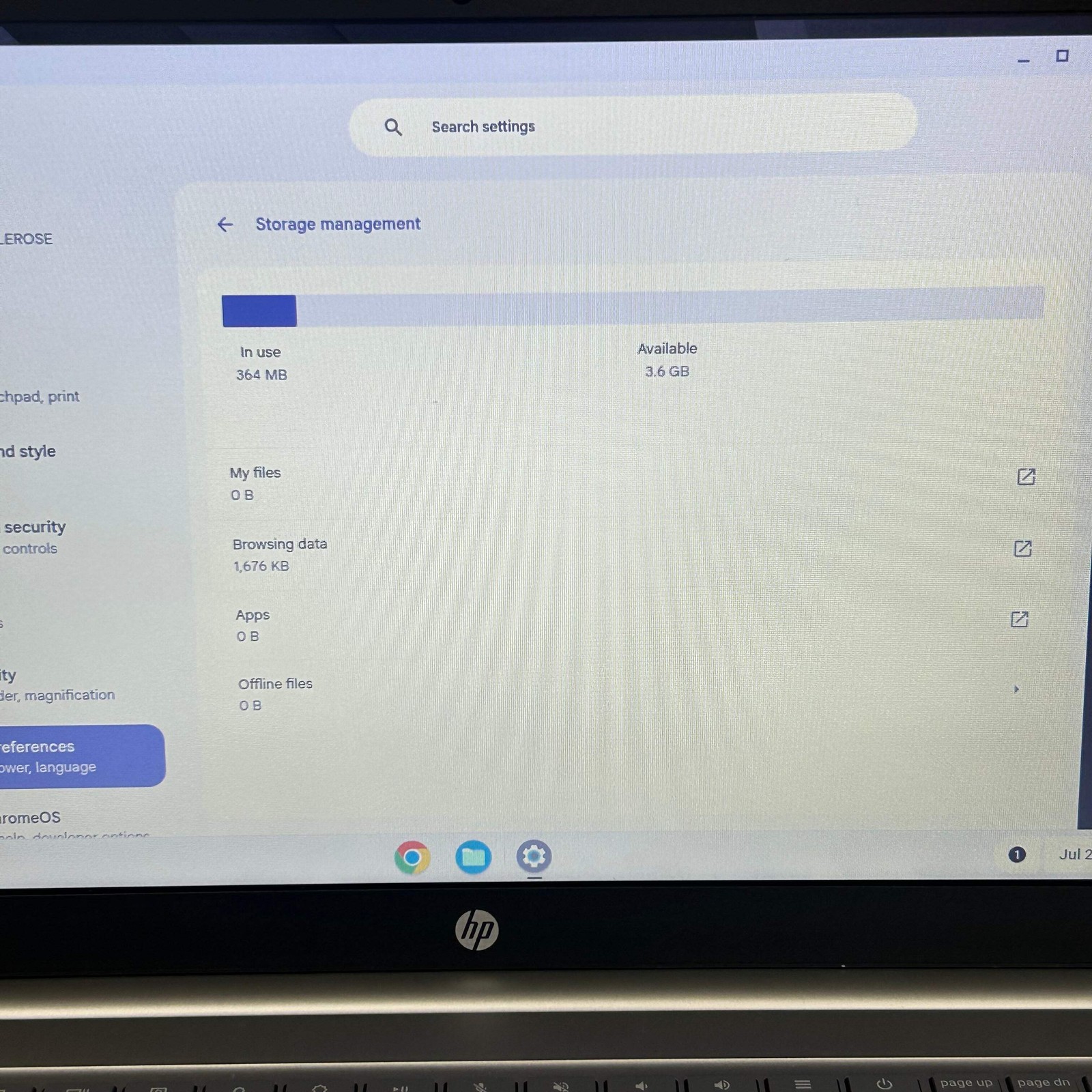 HP Chromebook 15a-nb0013dx – 15.6″ Intel N200 3.2 GHz, 8GB RAM, 64GB w/ Charger
