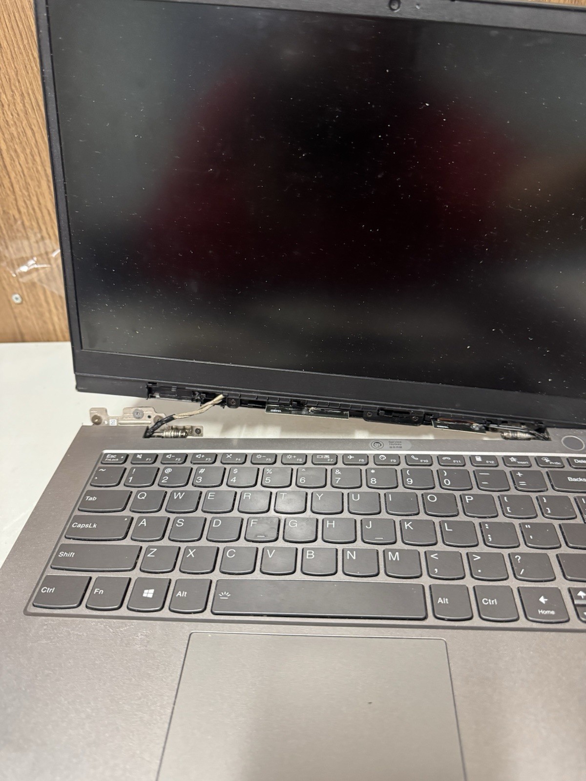 Lenovo ThinkBook 14 G2 ITL i7-1165G7 16GB RAM No SSD Broken Hinge Parts