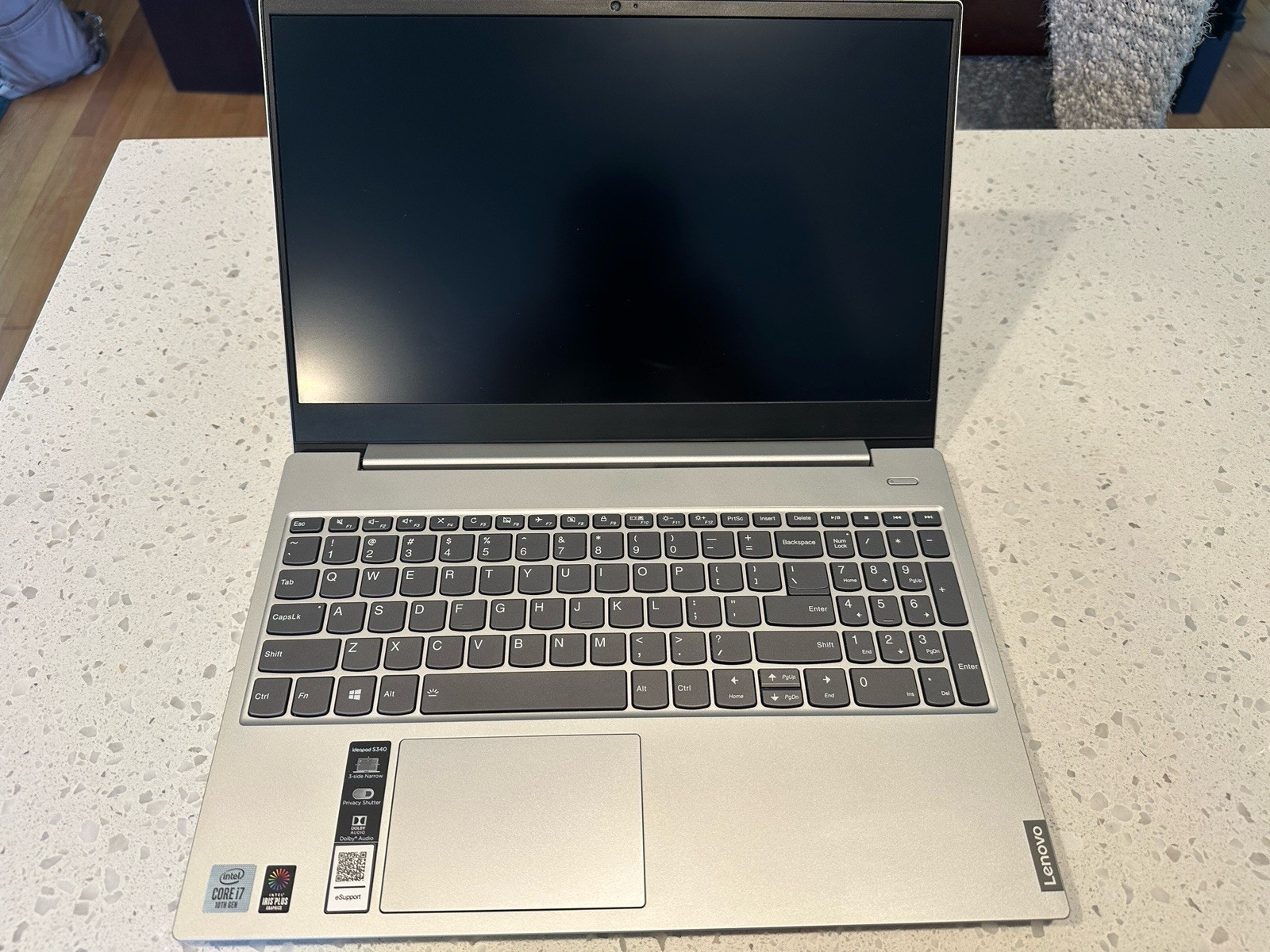 Lenovo IdeaPad S340-15IIL 15.6″ i7-1065G7, 12GB RAM, 256GB, Platinum Grey
