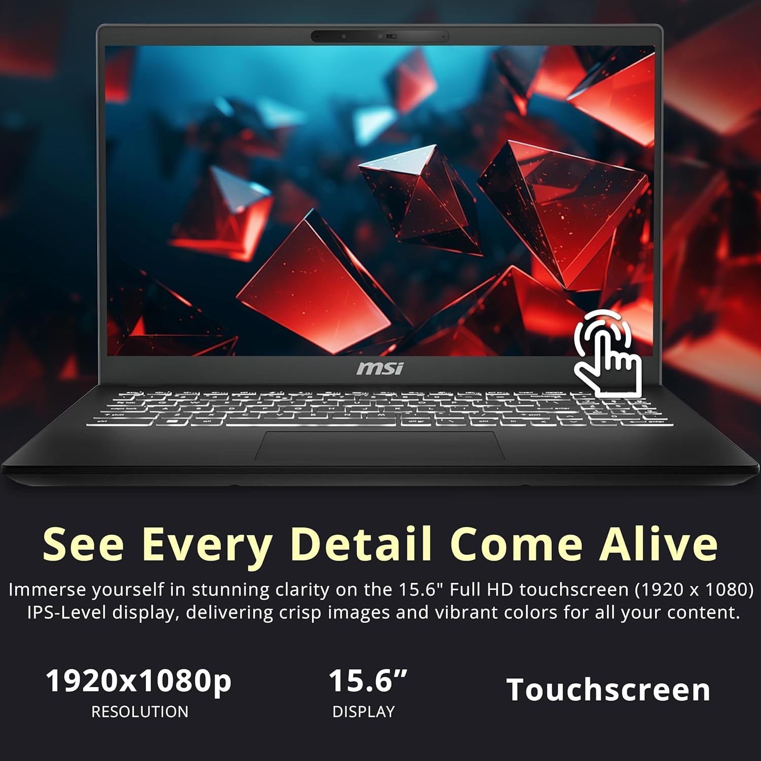 MSI Venture 16″ FHD IPS Touchscreen Laptop Intel Core Ultra 9 285H 64GB 2TB SSD