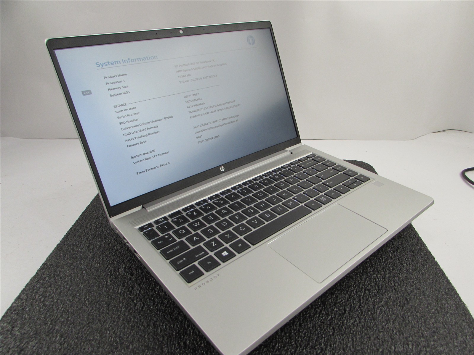 HP PROBOOK 445 (G8) FHD AMD RYZEN 5 5600U 512GB SSD 16GB RAM AMD GPU WIN 11 PRO