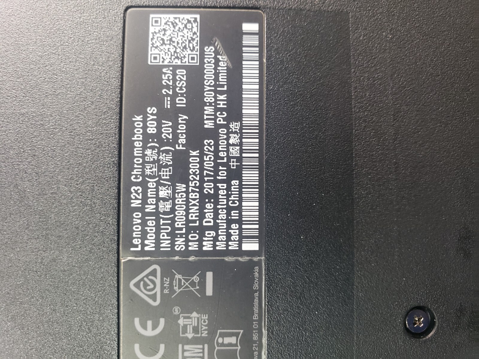 Lenovo N23 Chromebook 11.6″ (16GB eMMC, Intel Celeron N3060, 4GB RAM) Laptop…