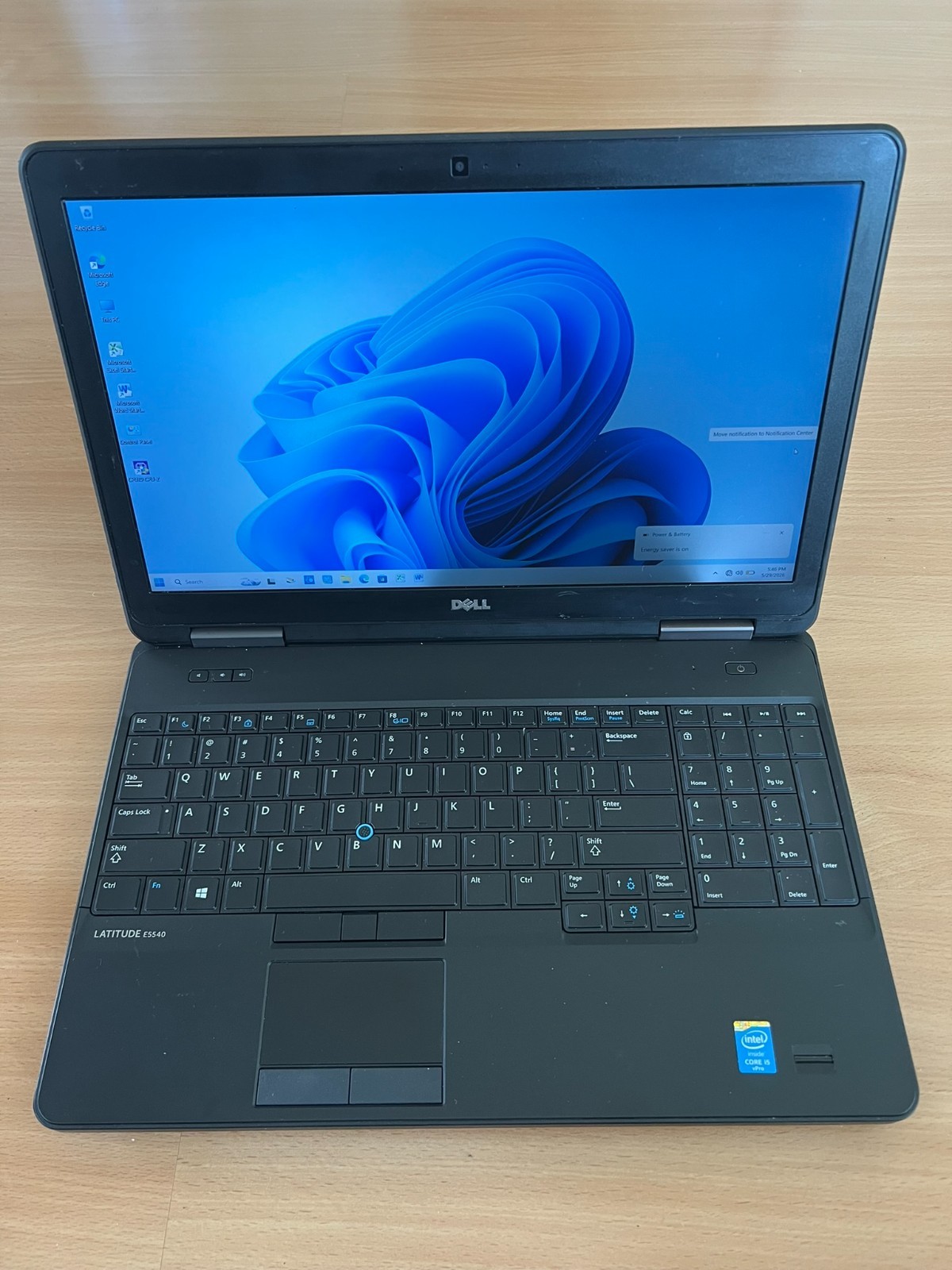 Dell Latitude E5540 8GB RAM 128GB SATA SSD 15.6″ Intel Core i5 DVDROM Win 11 Pro
