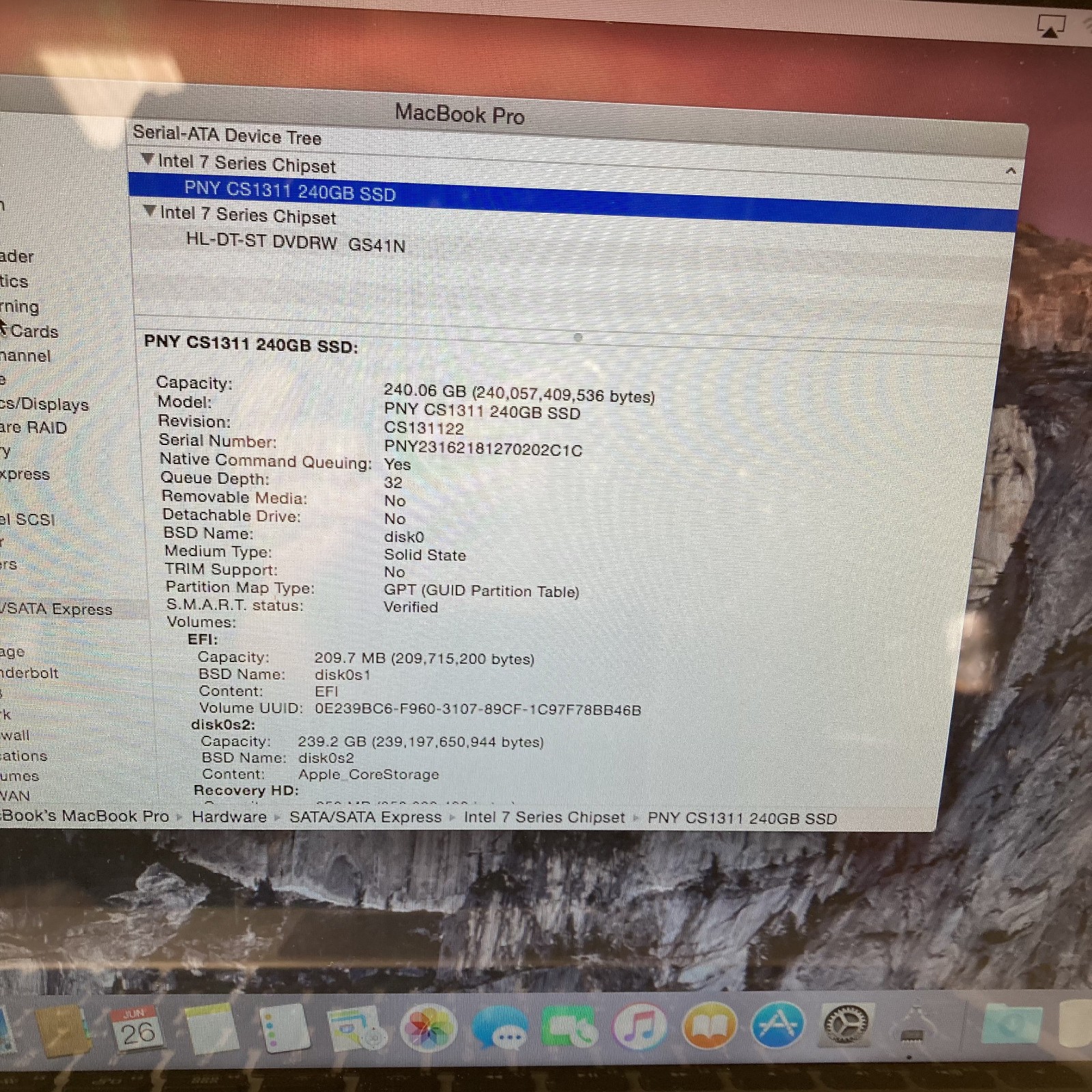 Apple Macbook Pro A1278 Intel i5-3210M 2.5 GHz 8GB RAM 240GB SSD macOS Sierra
