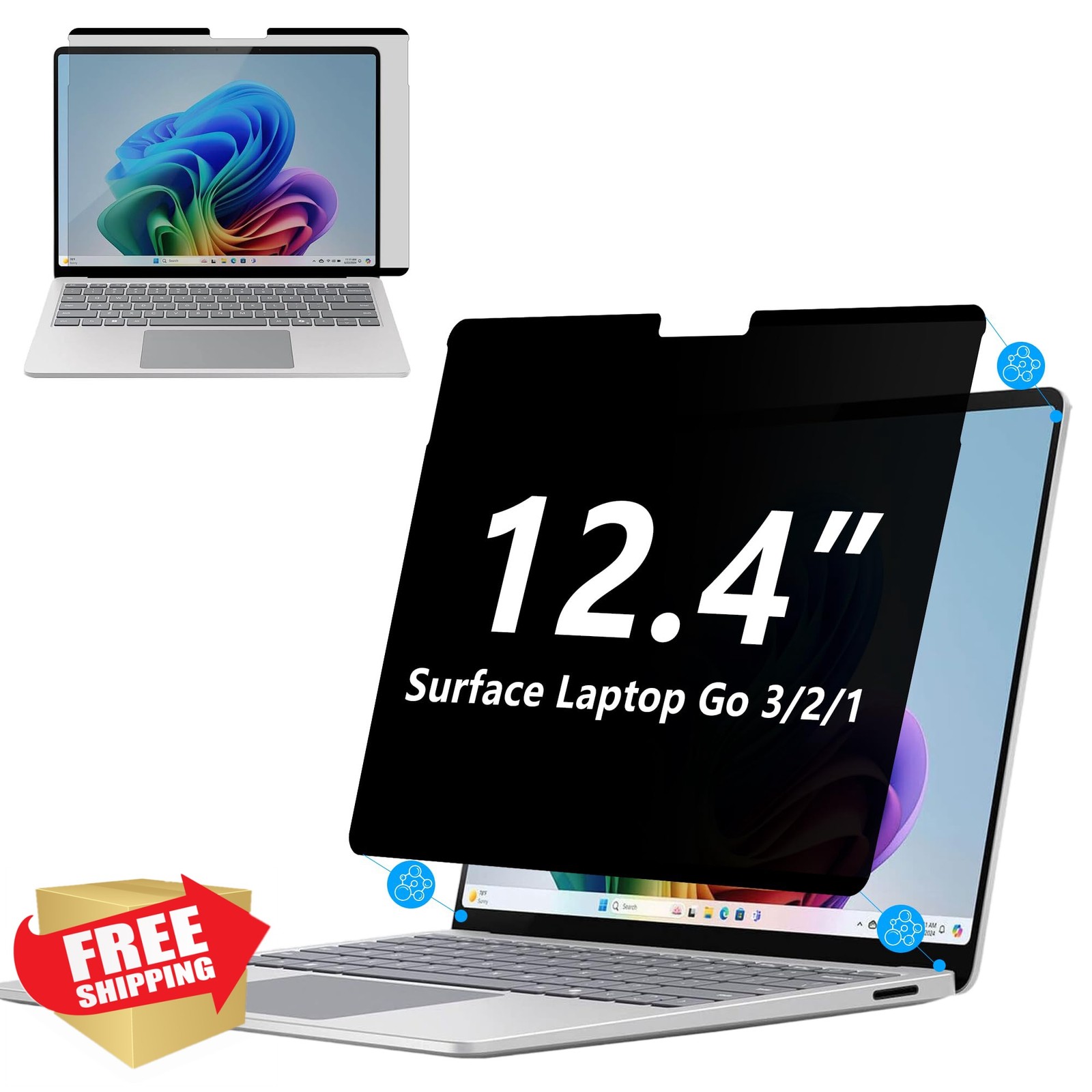 Megoo Privacy Screen for Surface Laptop Go 3-2-1 12.4″