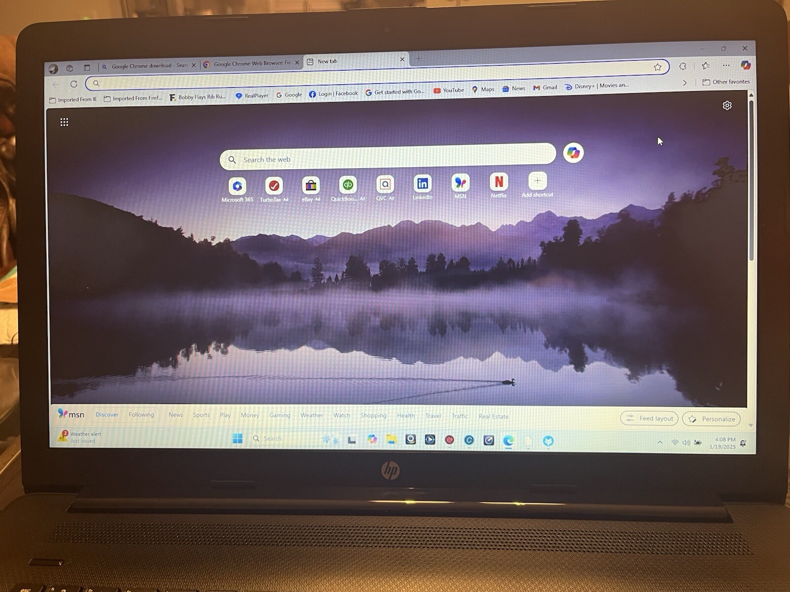 HP Laptop 17-BY1053DX 17.3″HD i5-8265U@1.6GHz 8GB MEM 1 TB NVMe SSD Win 11Home