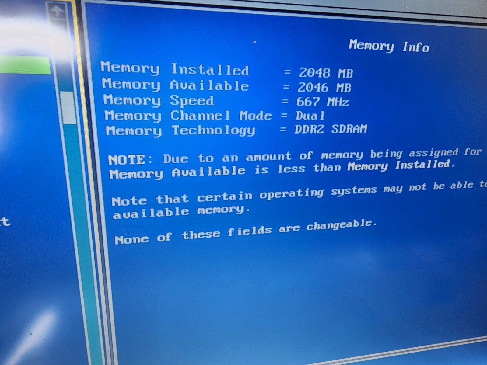 Dell Inspiron 1720 Core 2 Duo 2.0GHz 2GB RAM 160gb Hdd Boots To Bios