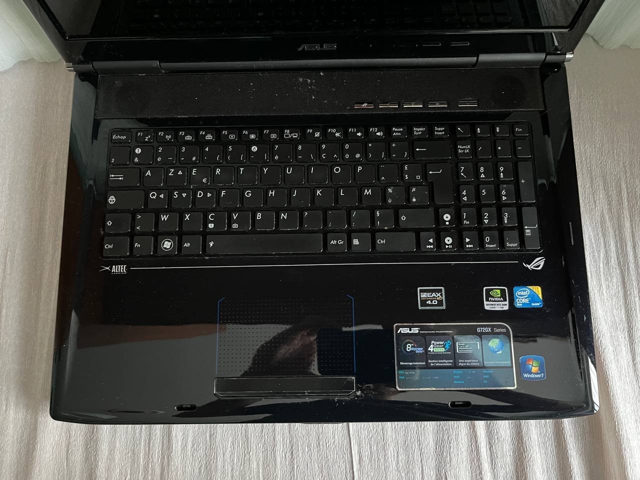 *Rare* 17.3” Asus Rog G72GX Core 2 Duo, Nvidia Laptop Not Working