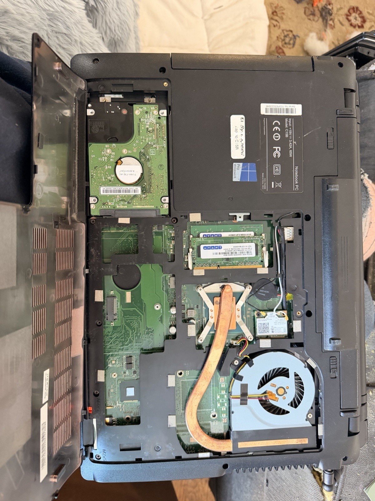 Kali Linux Laptop 8GB RAM 320GB HDD + Atheros AR9271 WiFi Adapter