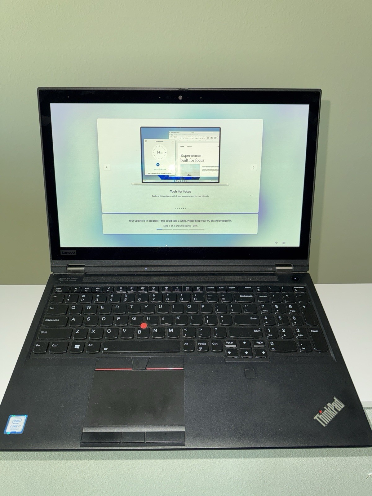 Lenovo ThinkPad P53 i7 9th Gen 32GB 512GB SSD Quadro 3000 4K W11 Pro