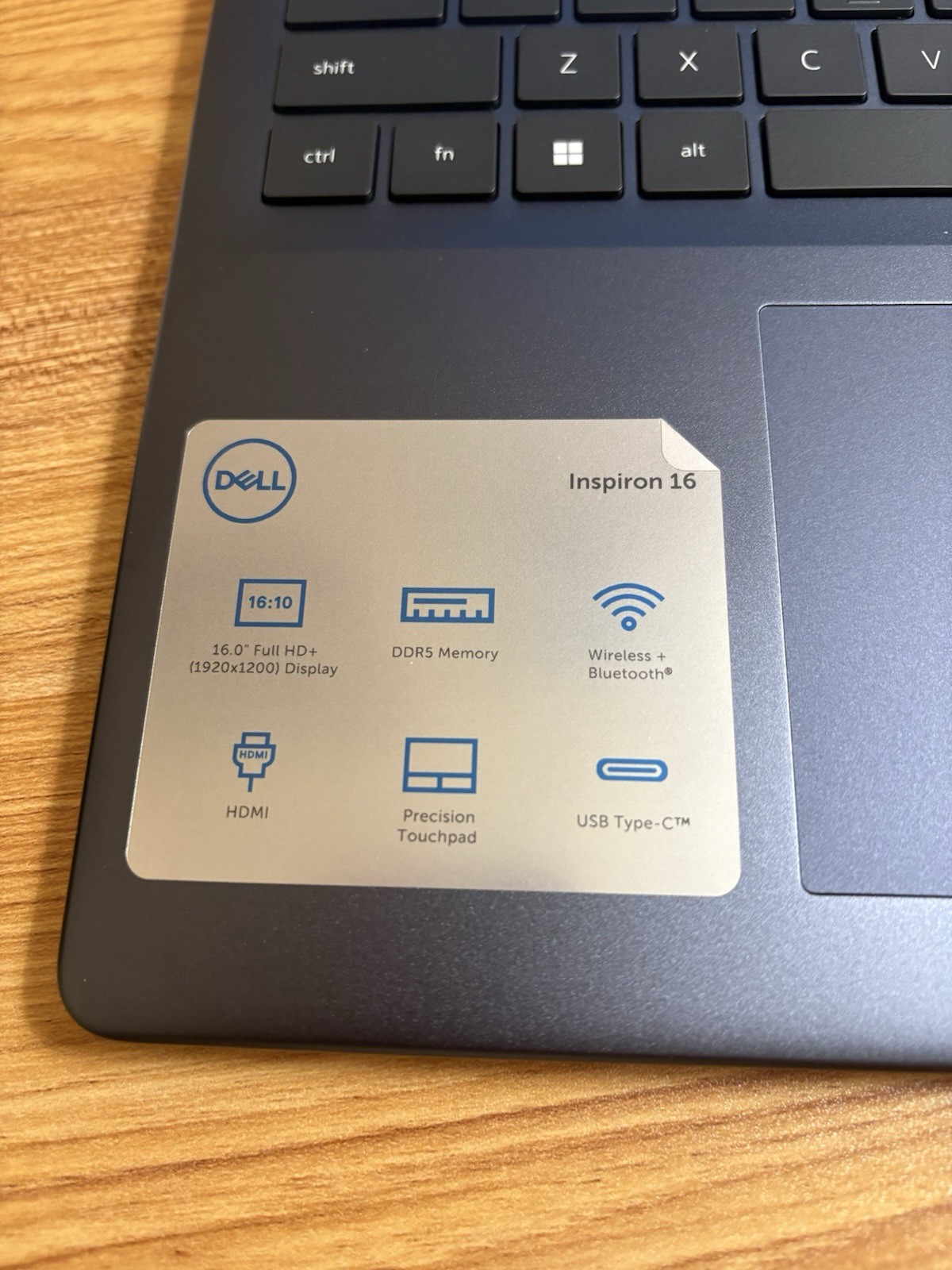 DELL Inspiron 16 5640 Midnight Blue, Open Box