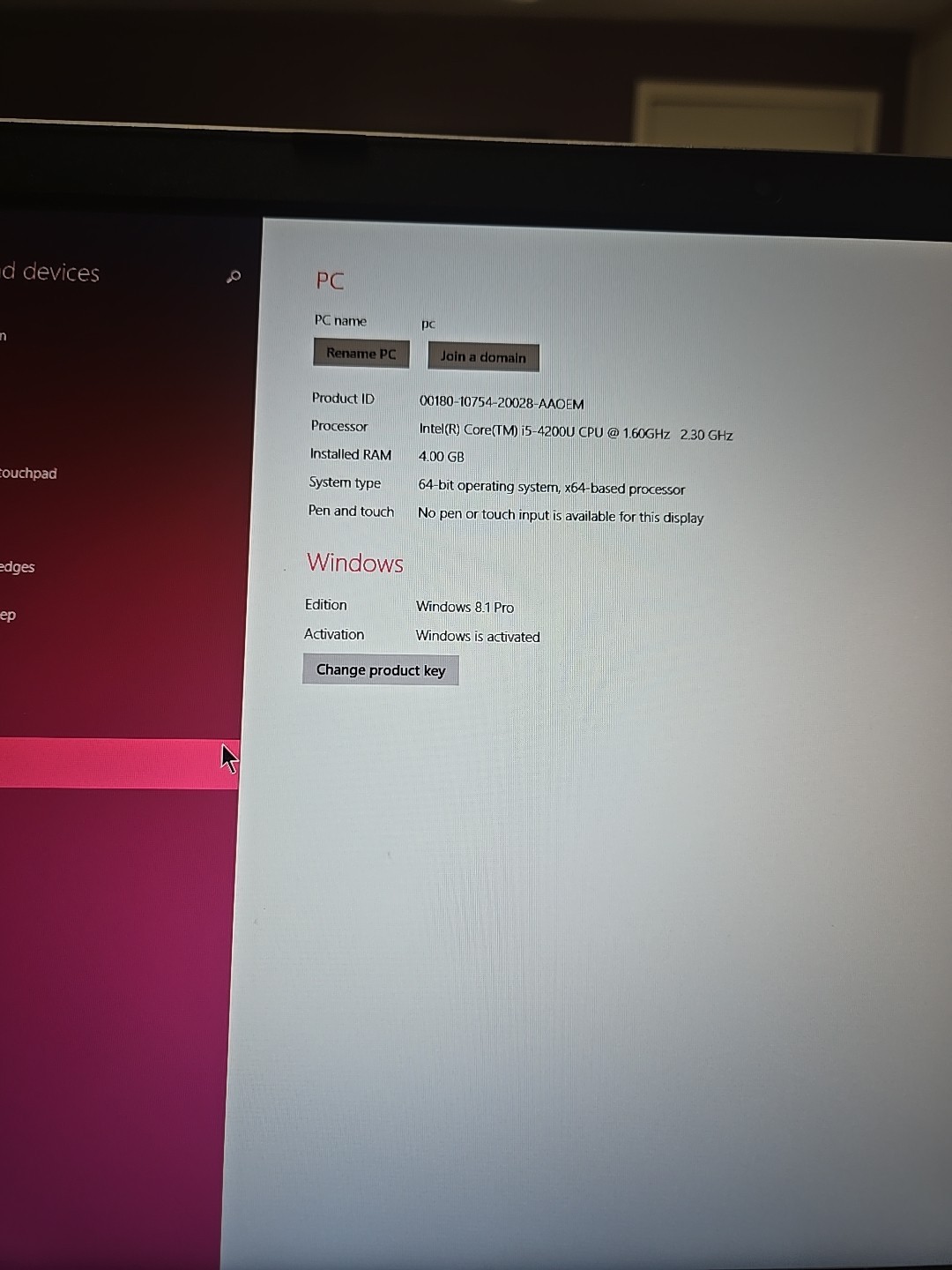 Dell Latitude 3540 15.6″ With Charger 4GB