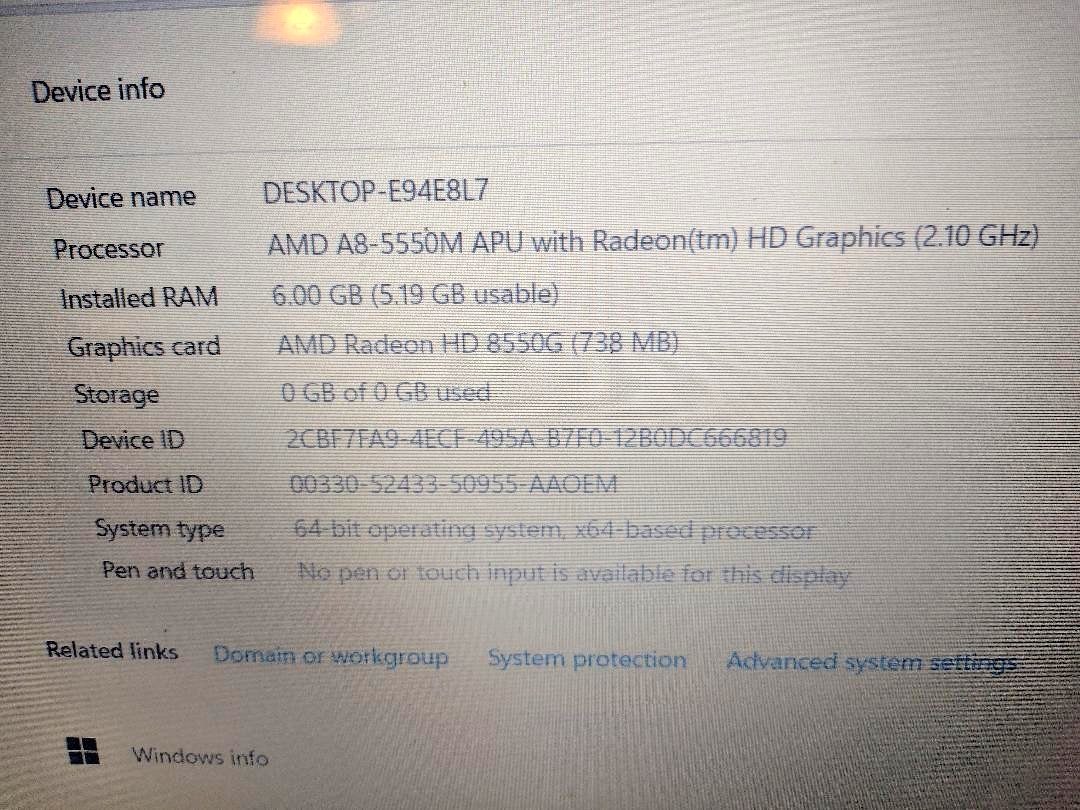 HP Pavilion 17 AMD A8-5550M 2100MHz 6Gb RAM 320GB HDD WIN 11 & AC Works/Looks OK
