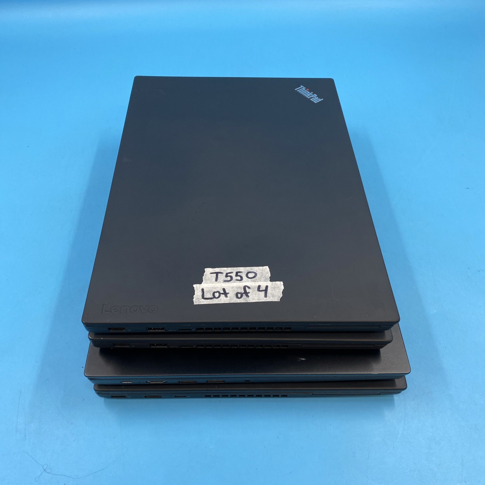 (LOT OF 4) Lenovo ThinkPads | i5 7th Gen | 4/8GB | NO DRIVE | *M520 READ | NO OS