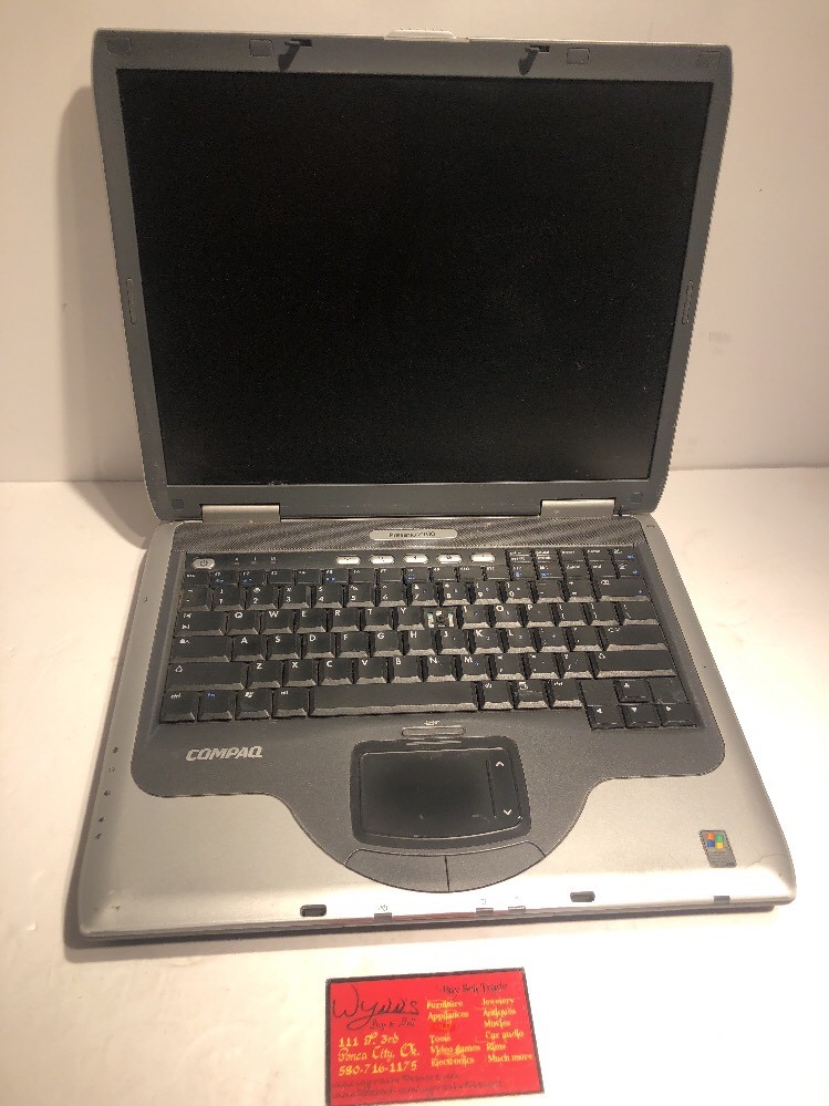 HP Compaq Presario 2100 Laptop Intel Celeron CPU 1gb RAM No HDD