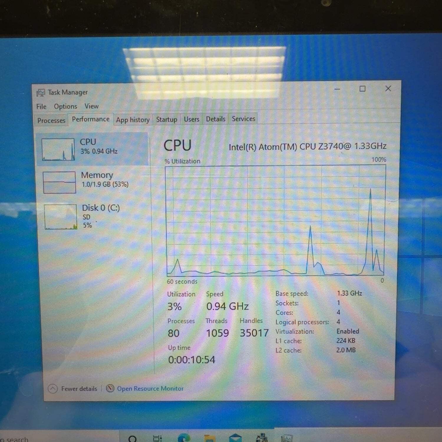 Asus 2 in 1 Tablet & Laptop T100TA-C1-GR 10″ Atom Z3740 1.33GHz 2GB RAM 64GB