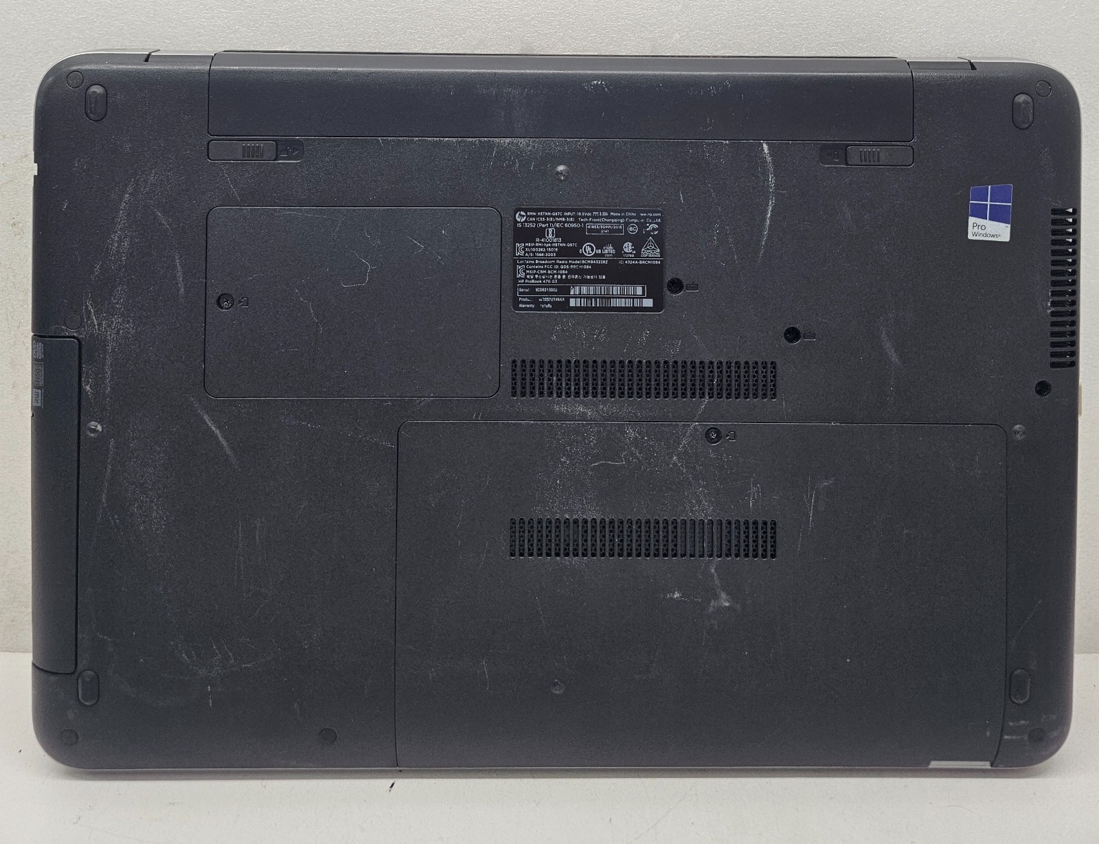 HP ProBook 470 G3 Laptop Intel Core i5-6200U 4GB Ram NO HD/OS (FL)
