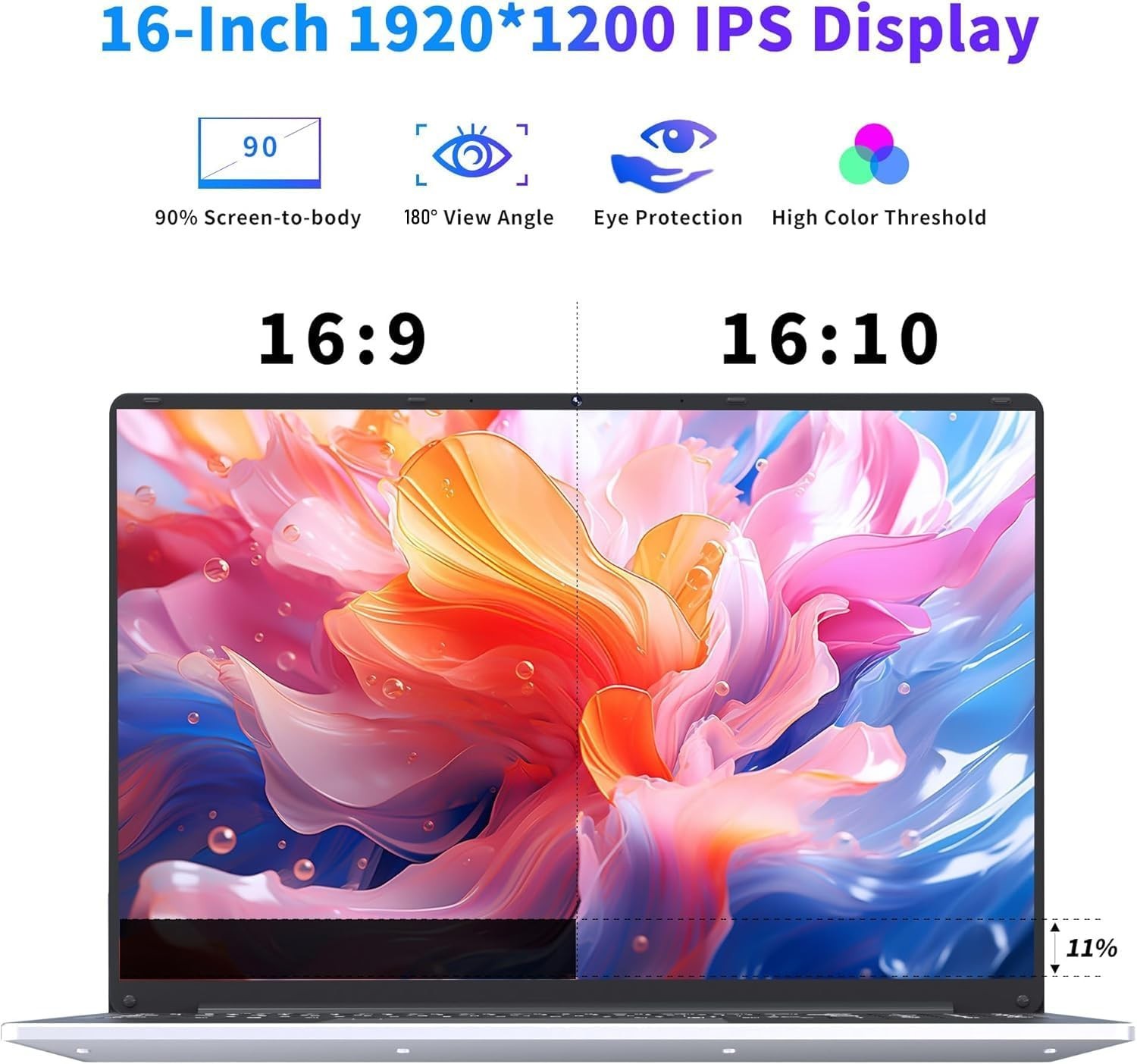 Laptop Computer, Gaming Laptops 2025, 16 Inch Lap