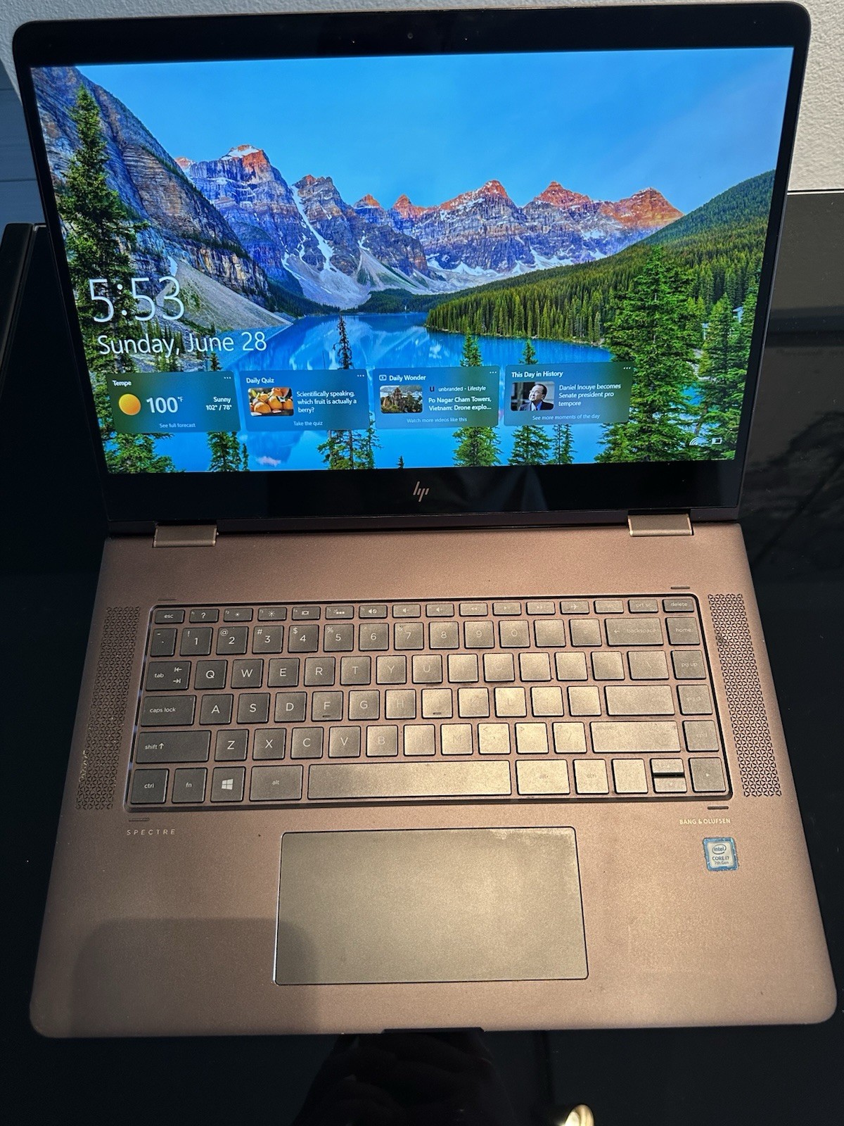 HP Spectre x360 15-bl012dx 15.6” 4K Touch i7 16GB 512GB SSD NVIDIA + Pen