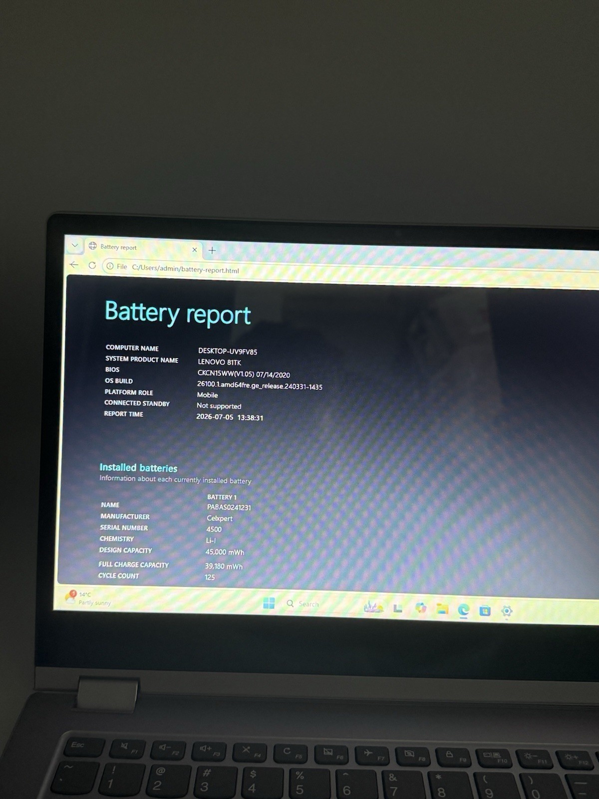Lenovo IdeaPad C340 14” 14IML – Pentium 6405U/8GB RAM/512GB (READ DESC) 43C