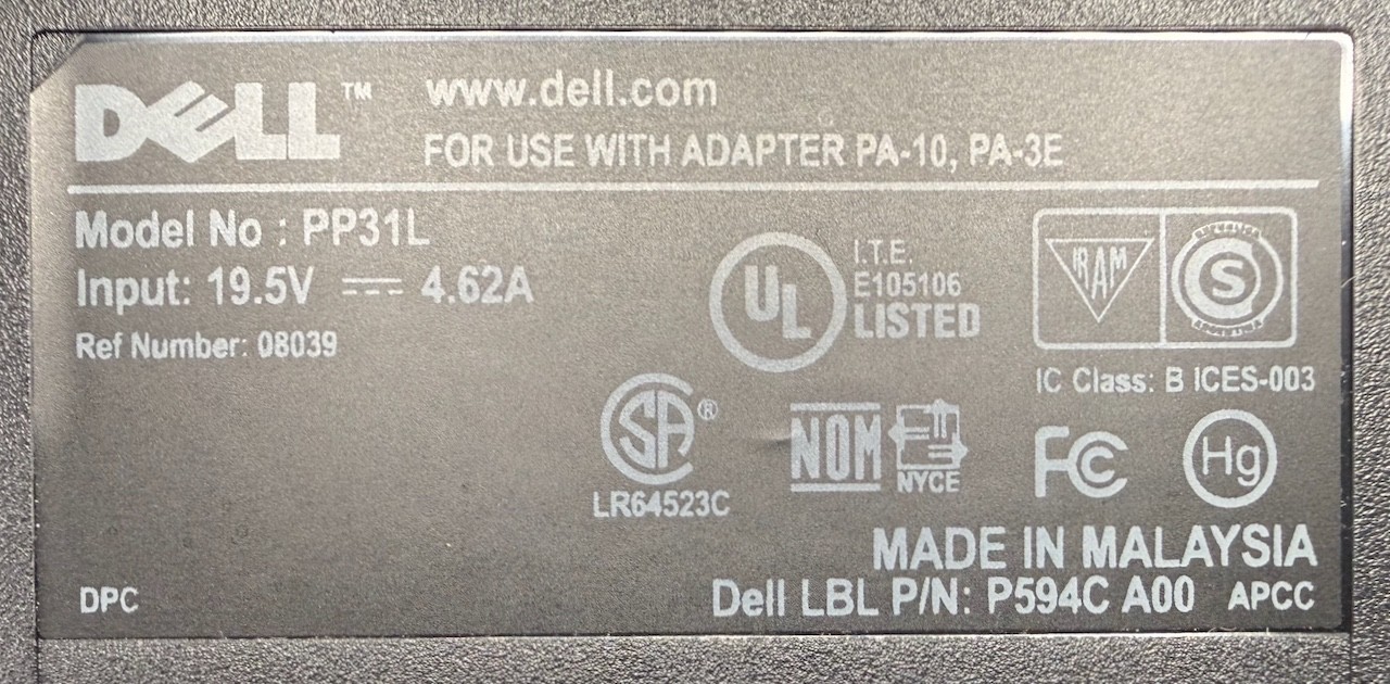 Dell Studio 1737 PP31L 17″ Laptop Core 2 Duo 4GB 320GB HDD Untested No Charger